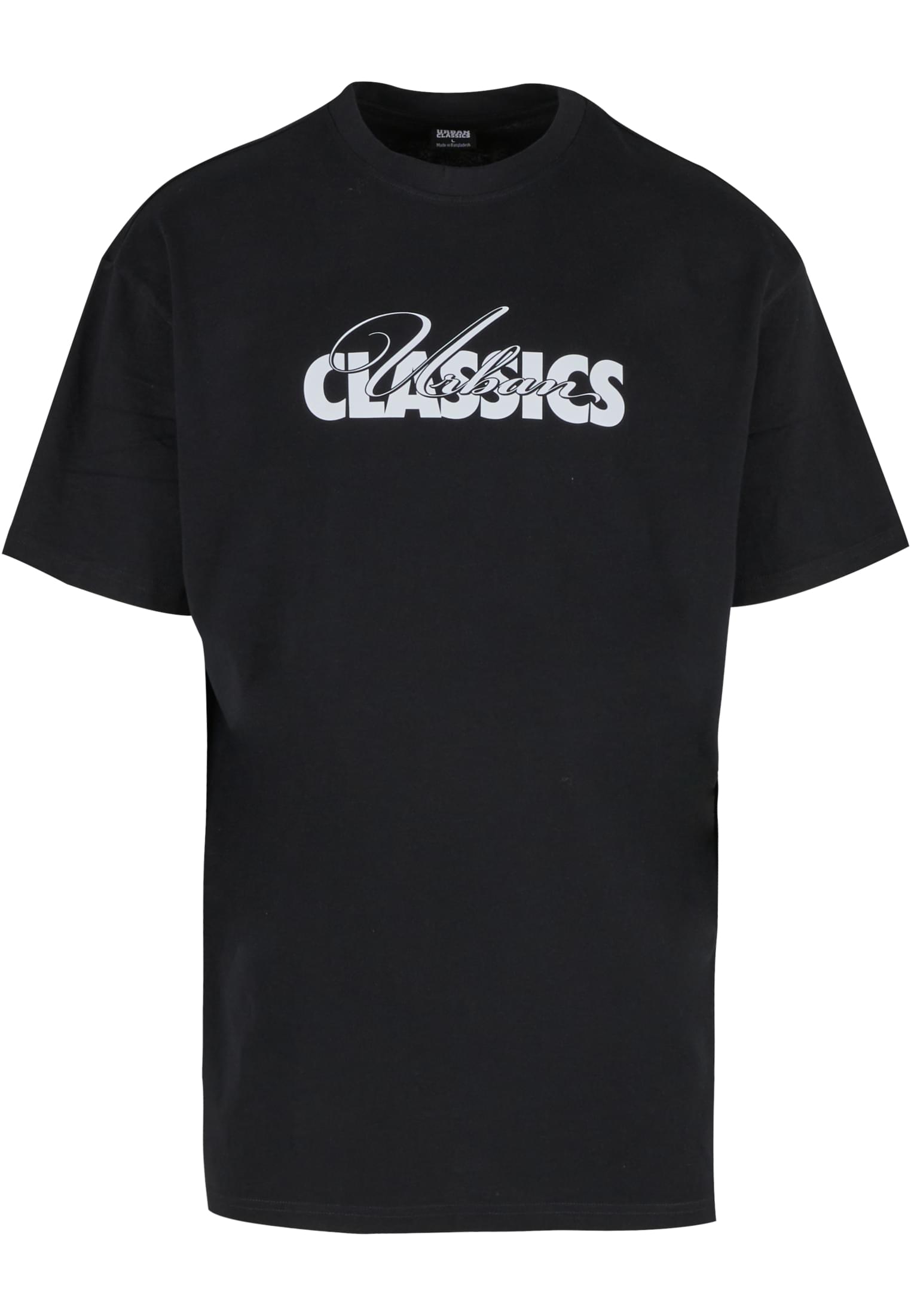 UC Cursive Bold Logo Heavy Oversized Tee | black