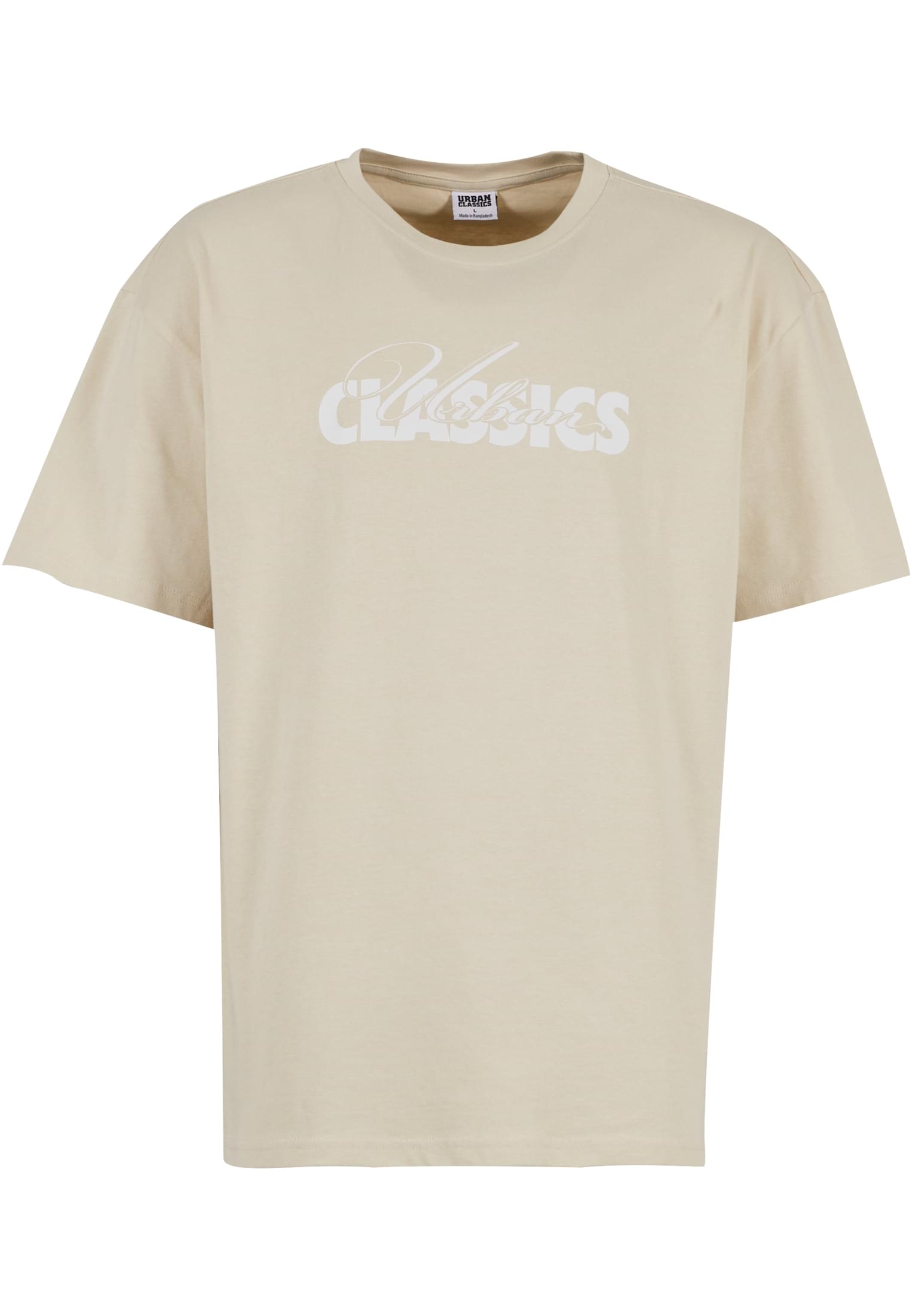 UC Cursive Bold Logo Heavy Oversized Tee | sand