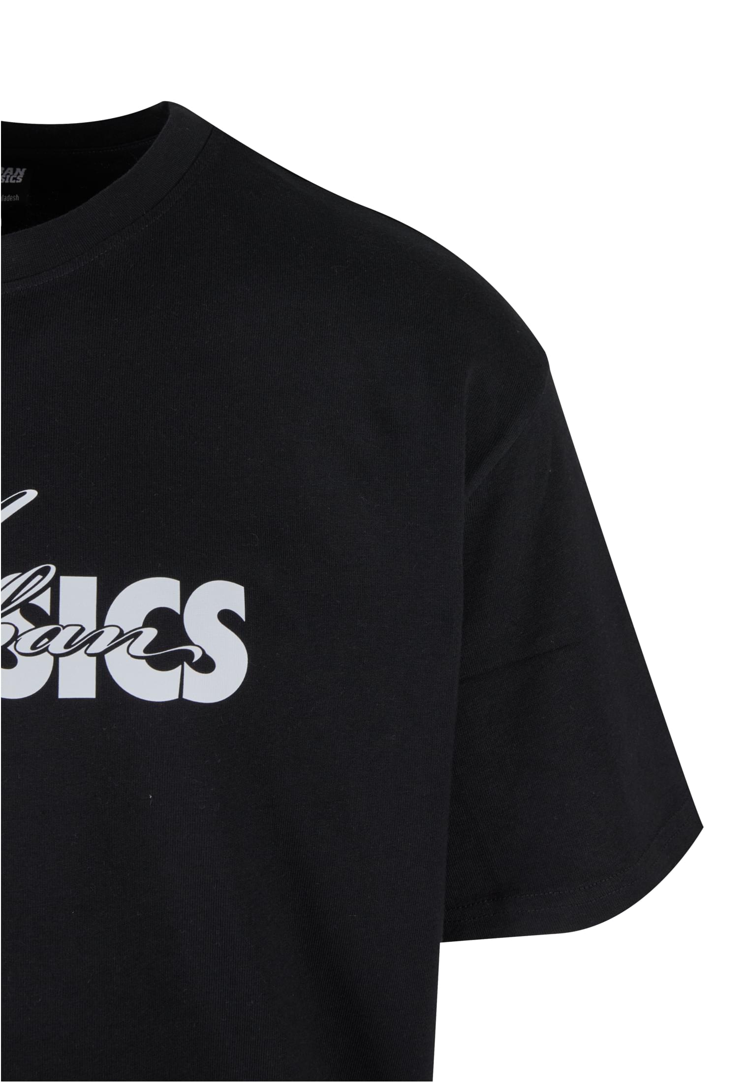 UC Cursive Bold Logo Heavy Oversized Tee | black