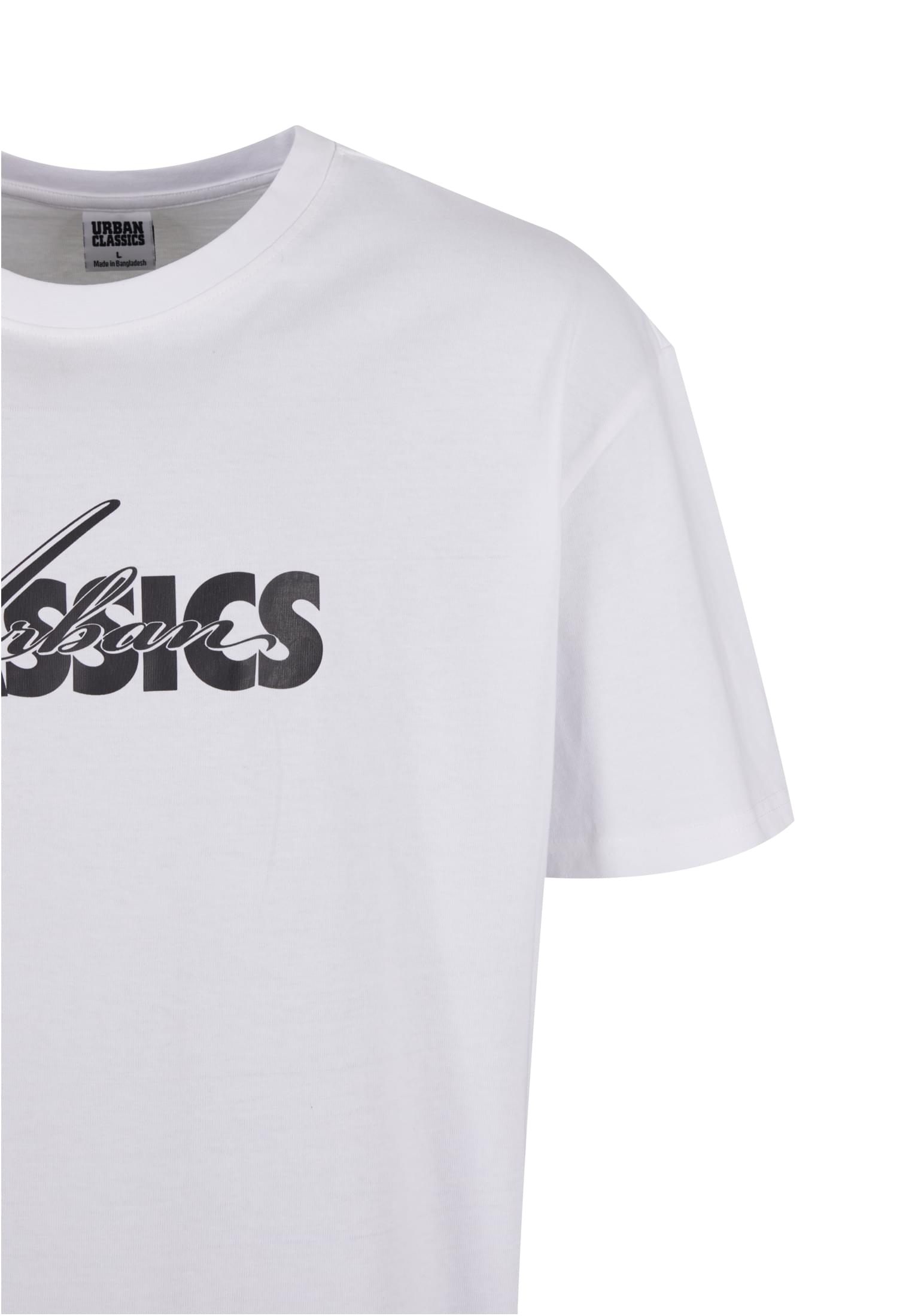 UC Cursive Bold Logo Heavy Oversized Tee | white