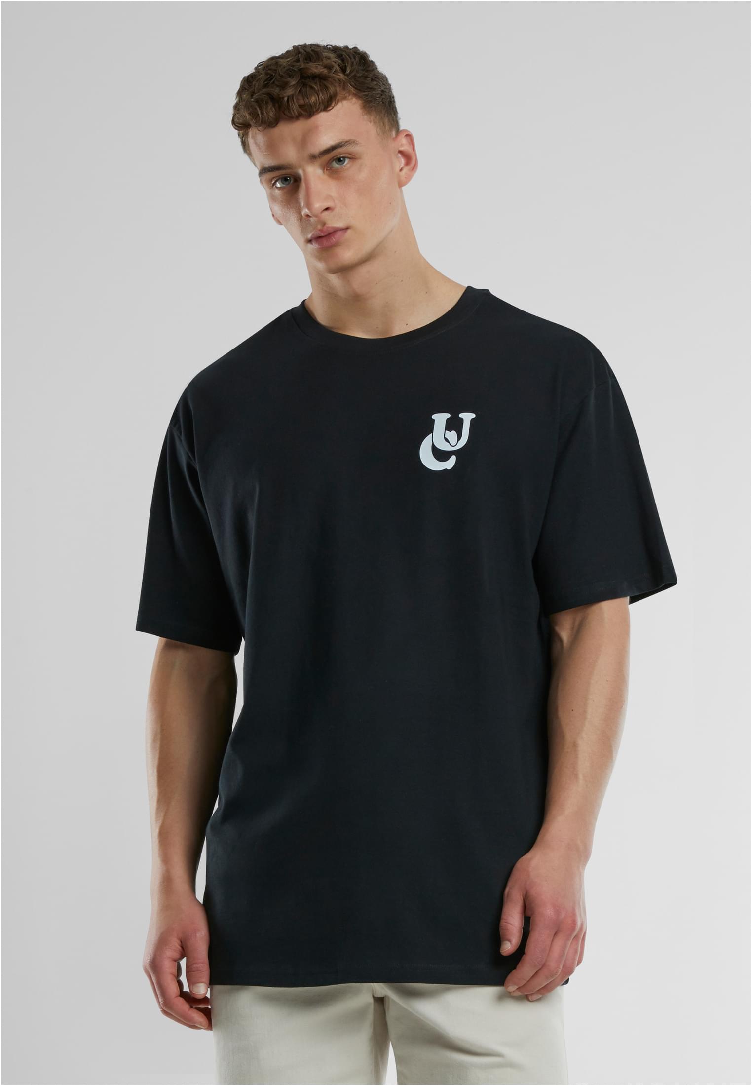 UC Weavy Logo Heavy Oversized Tee | black