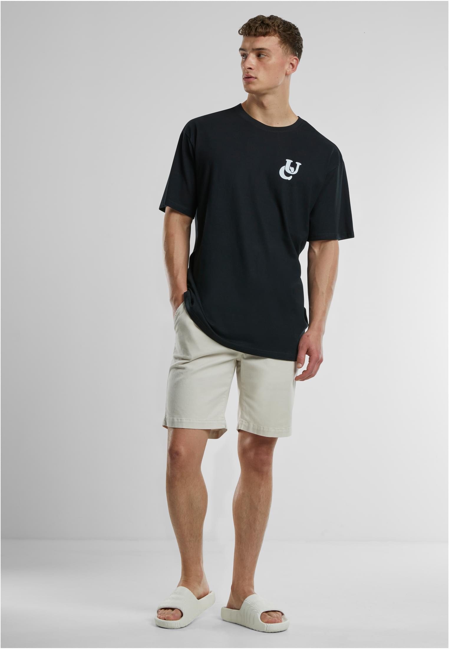 UC Weavy Logo Heavy Oversized Tee | black