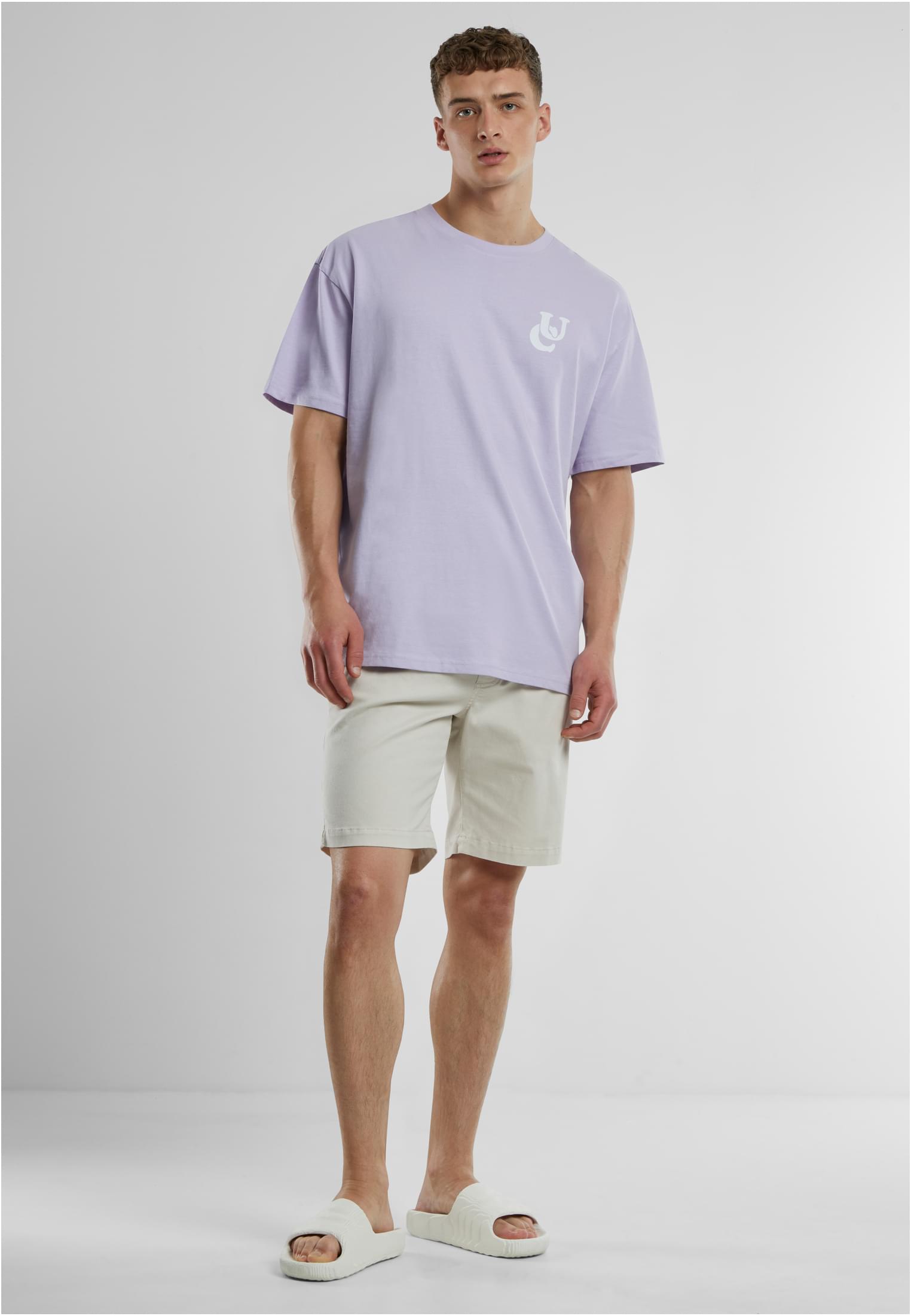 UC Weavy Logo Heavy Oversized Tee | lilac