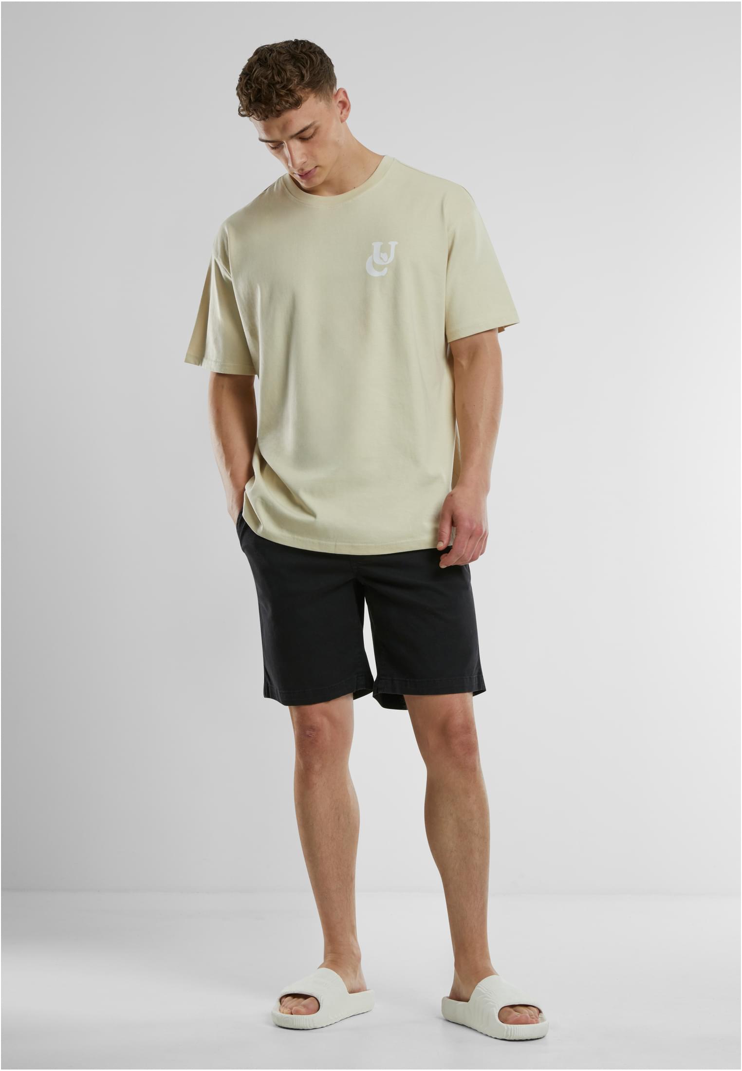 UC Weavy Logo Heavy Oversized Tee | sand