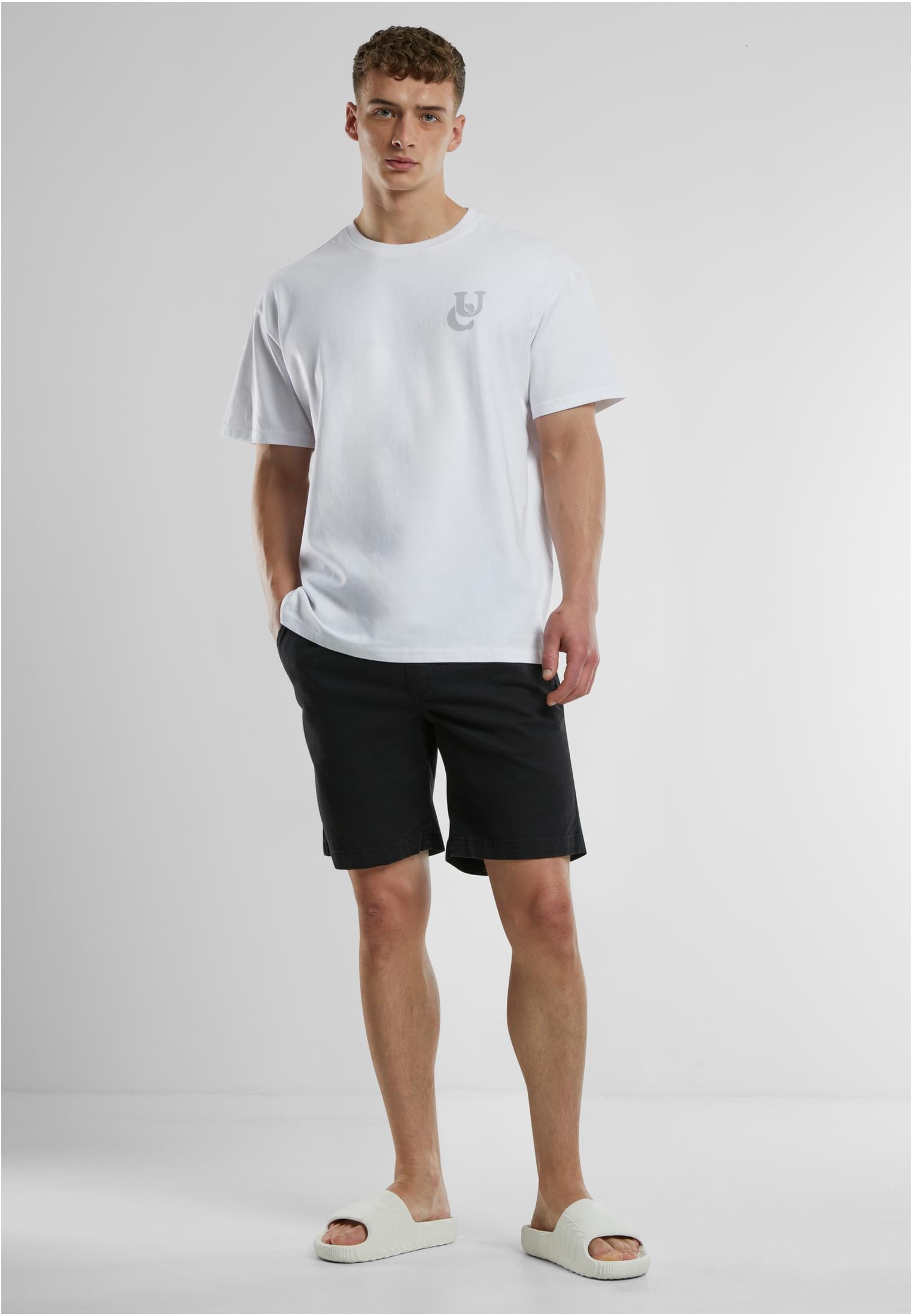 UC Weavy Logo Heavy Oversized Tee | white