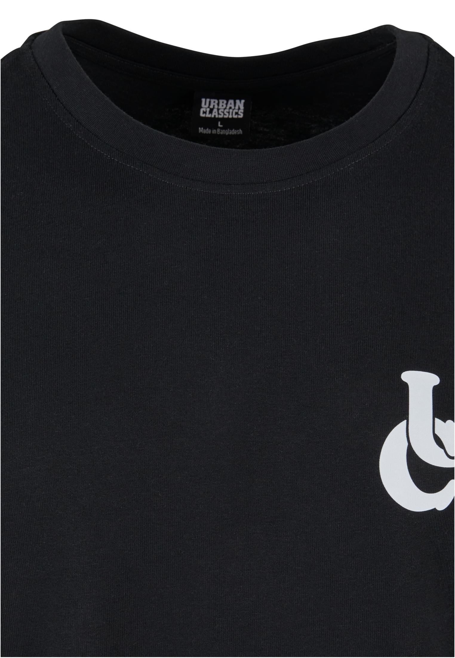 UC Weavy Logo Heavy Oversized Tee | black