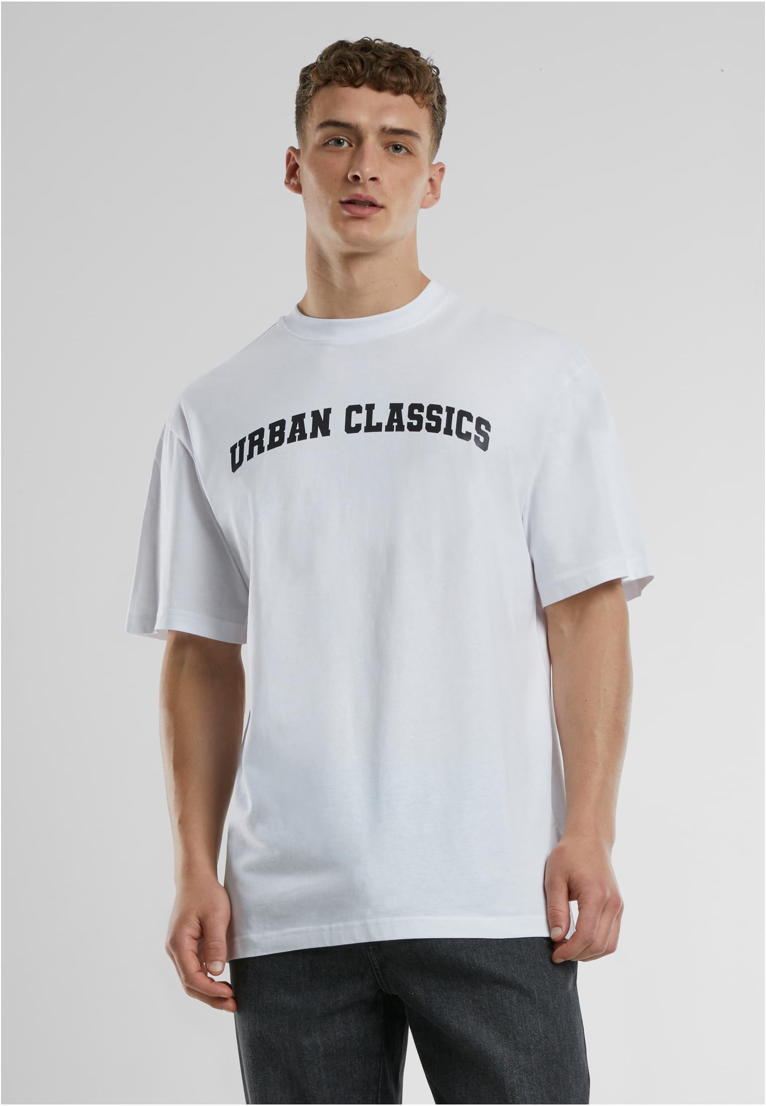 UC College Logo Tall Tee | white