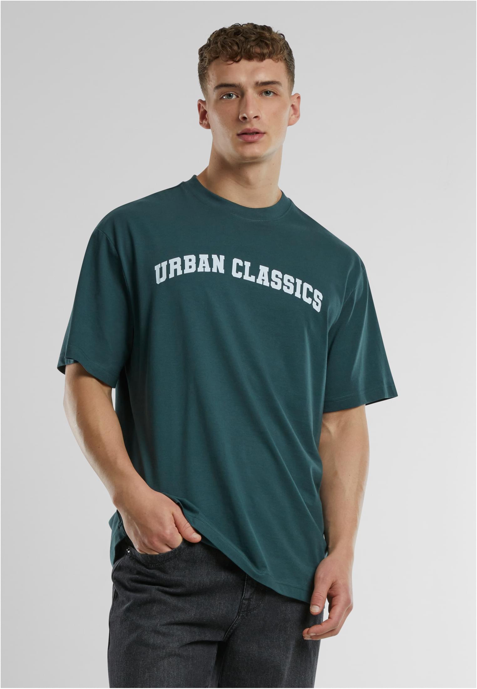 UC College Logo Tall Tee | bottlegreen