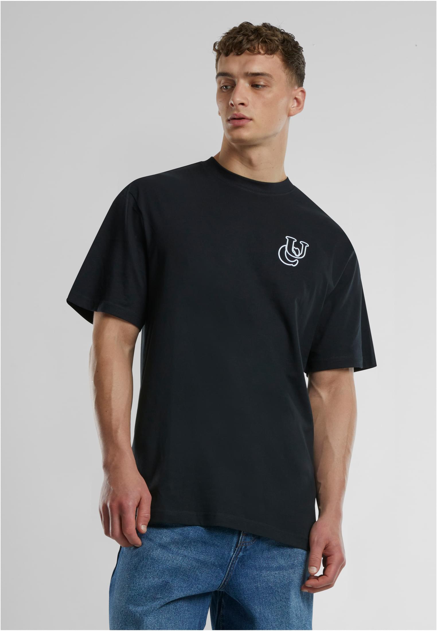 UC Shiny Logo Tall Tee | black