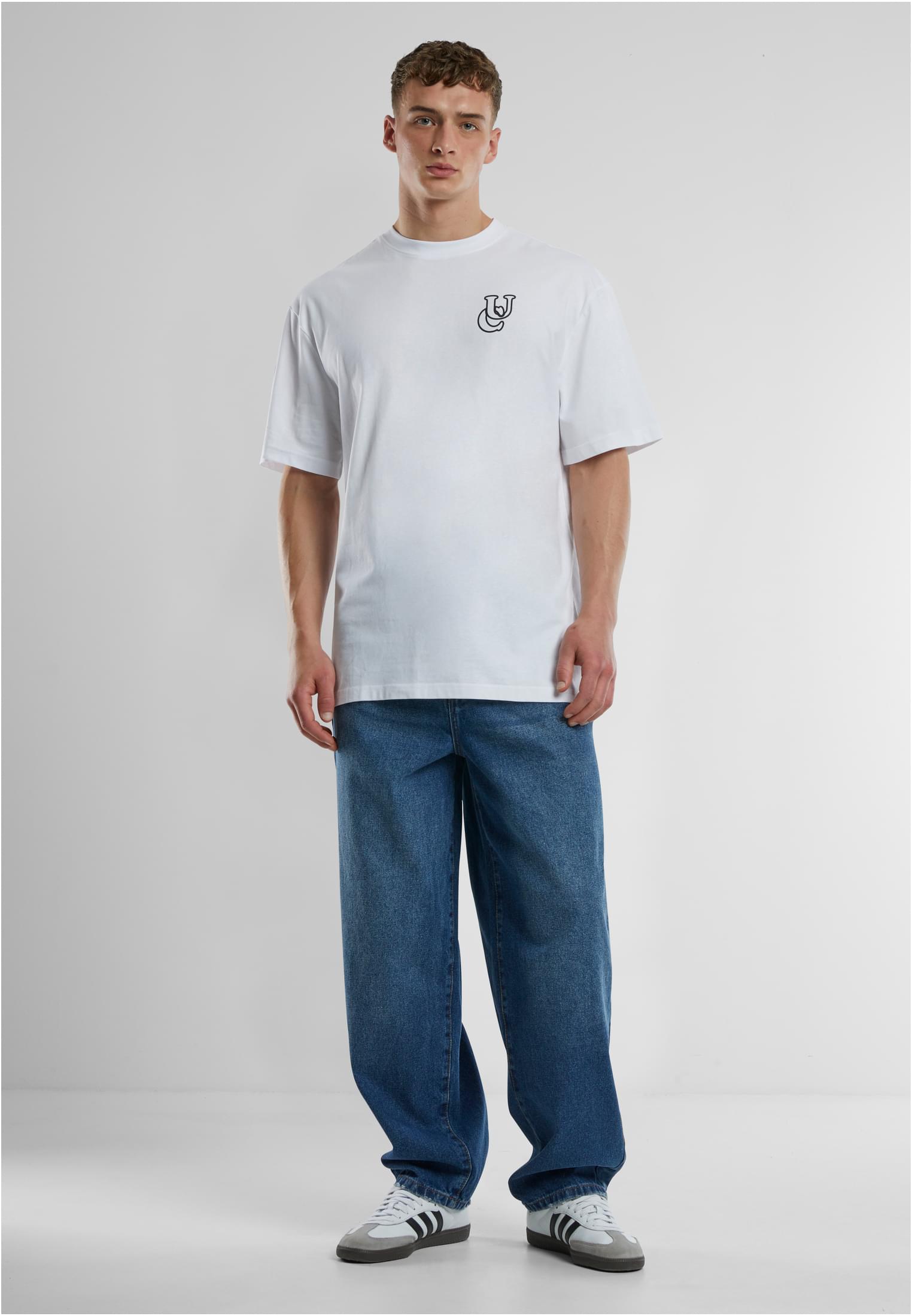 UC Shiny Logo Tall Tee | white