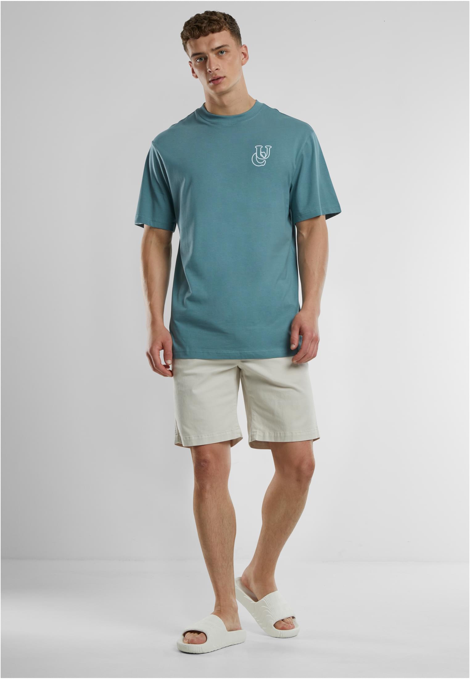 UC Shiny Logo Tall Tee | dusty blue