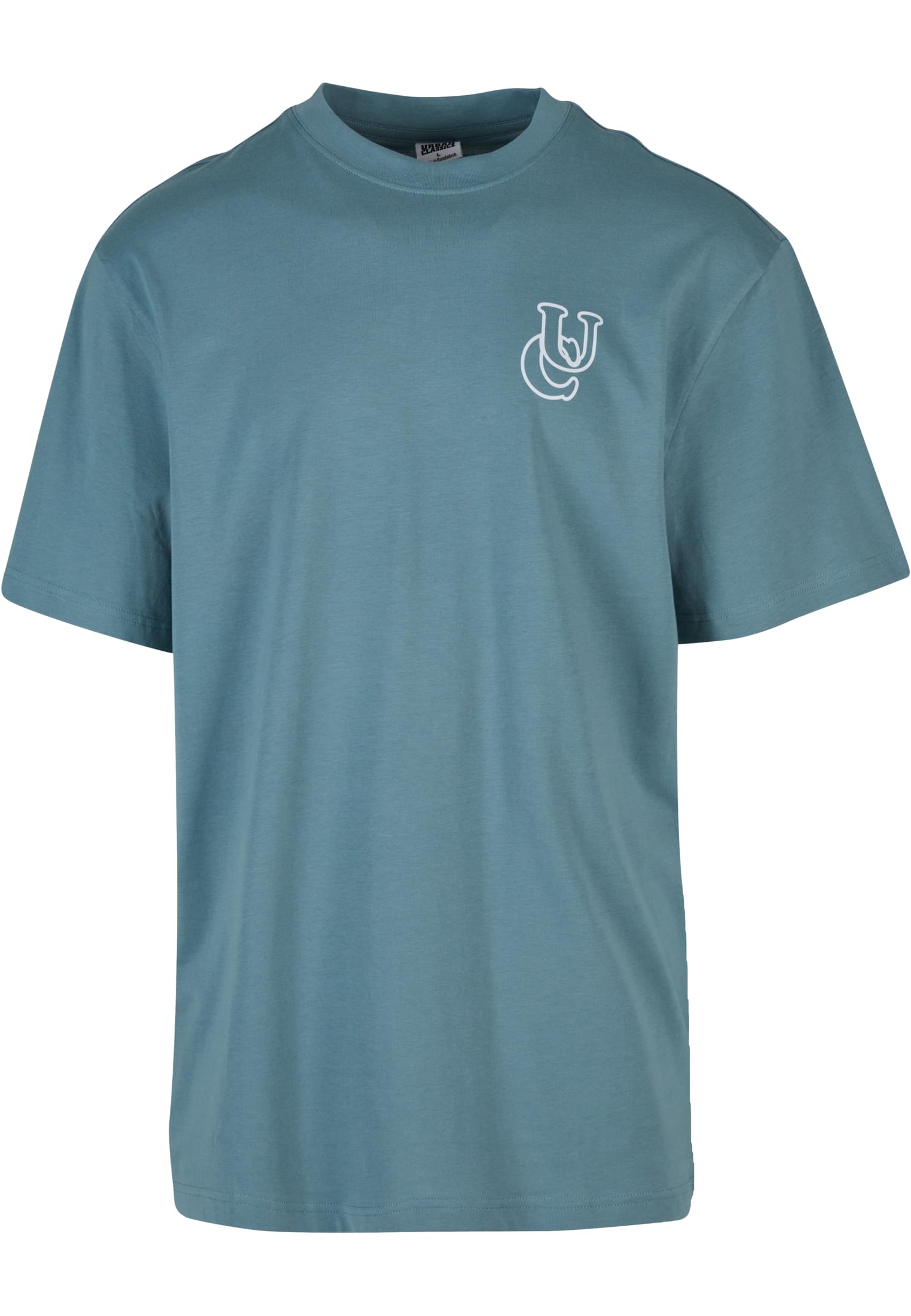 UC Shiny Logo Tall Tee | dusty blue