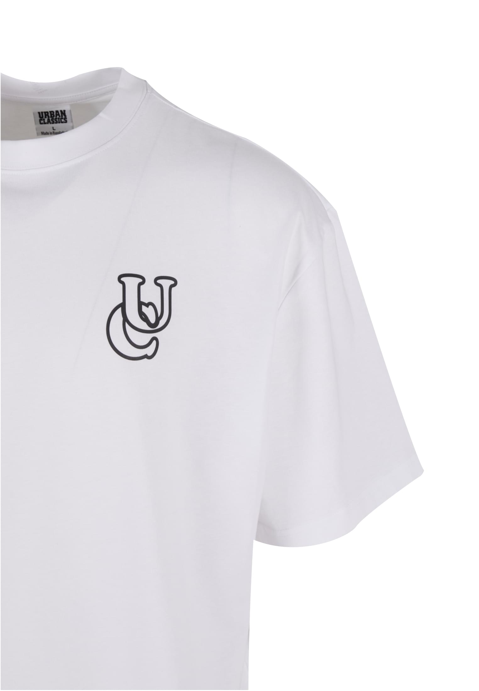 UC Shiny Logo Tall Tee | white