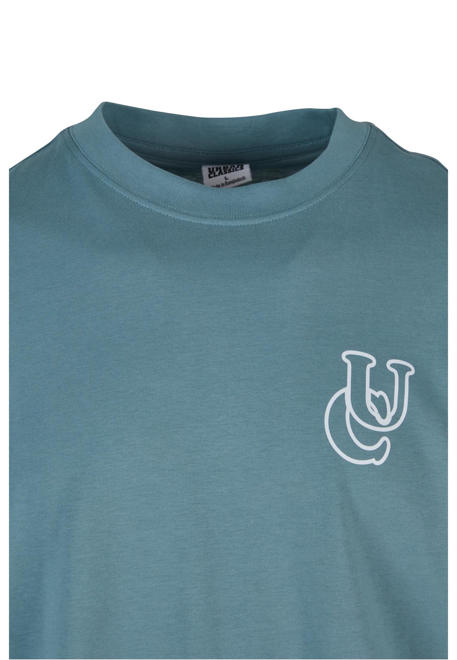 UC Shiny Logo Tall Tee | dusty blue