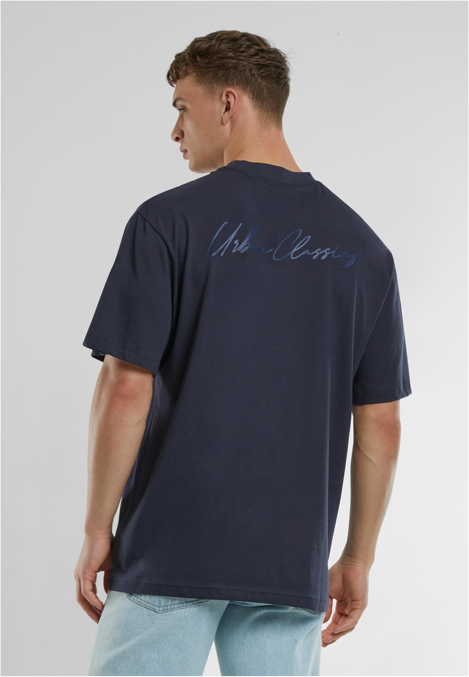 UC Signature Logo Tall Tee | navy