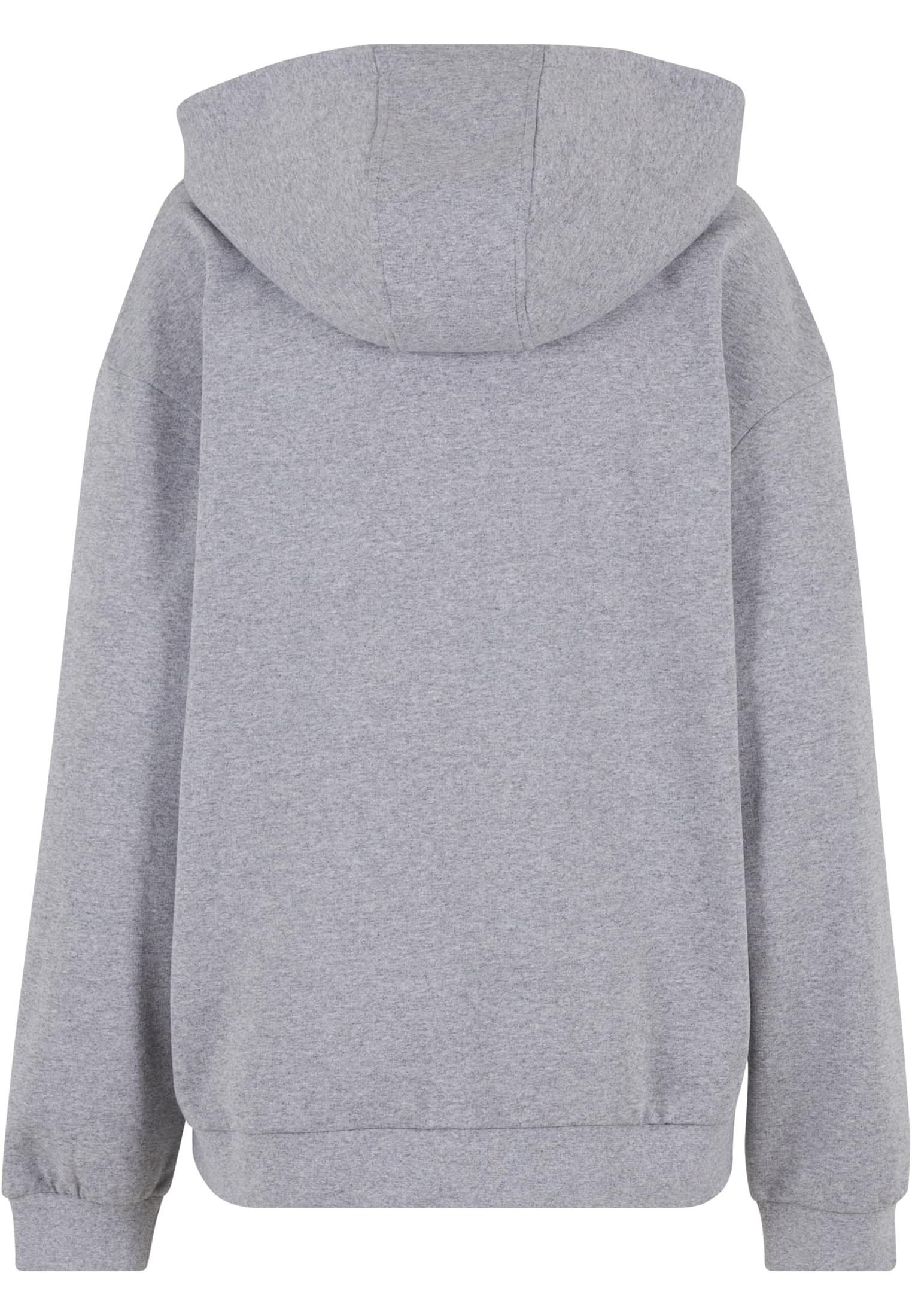 Oversized Light Brushed Fleece Hoody | melange