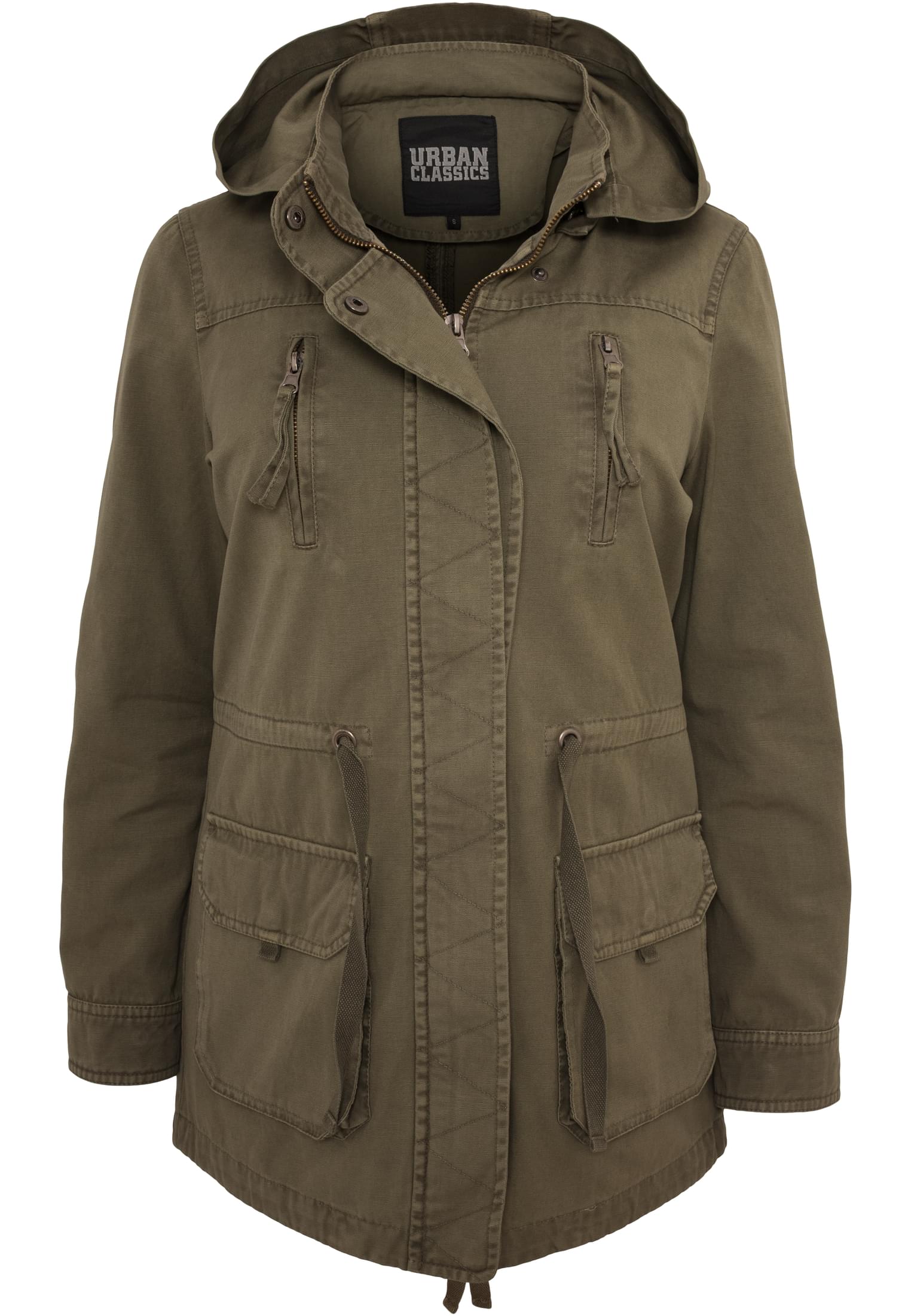 Ladies Cotton Parka | olive