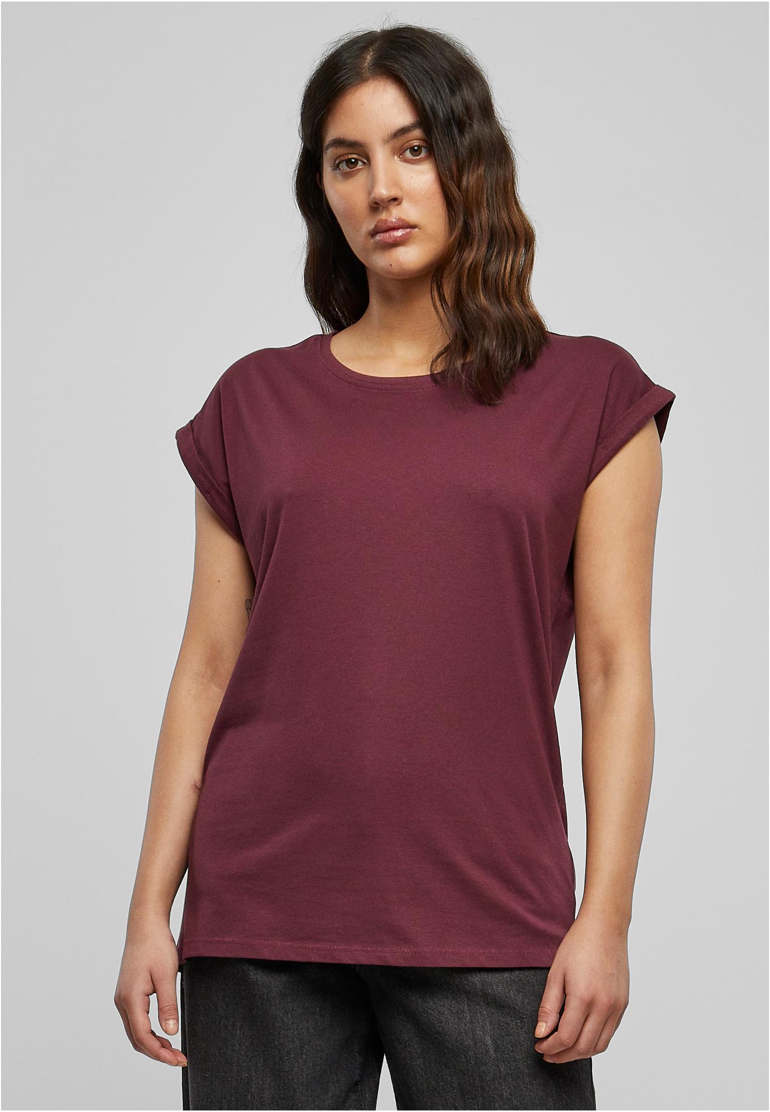 Ladies Extended Shoulder Tee 2-Pack | paleleaf+cherry