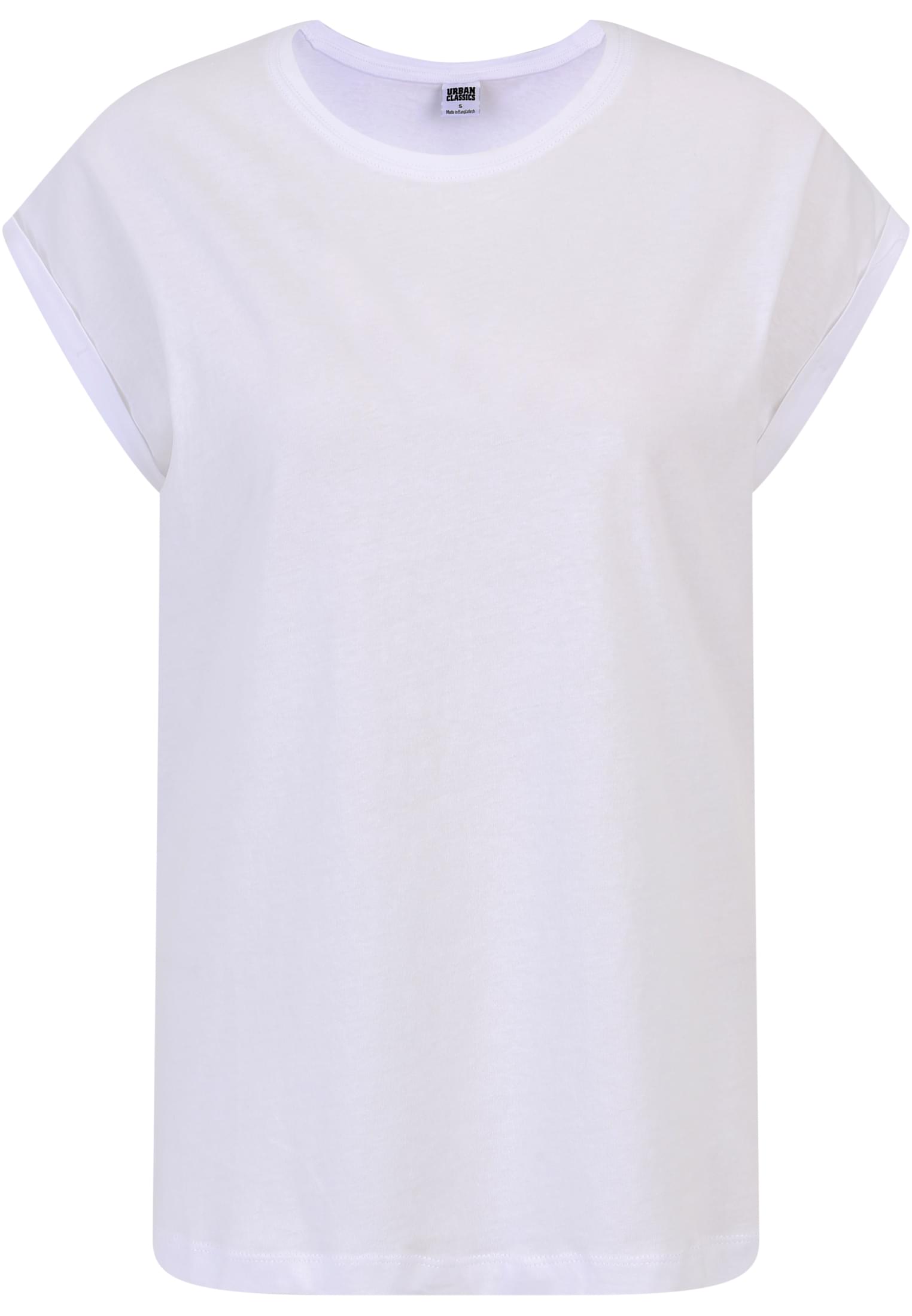 Ladies Extended Shoulder Tee 2-Pack | black/white