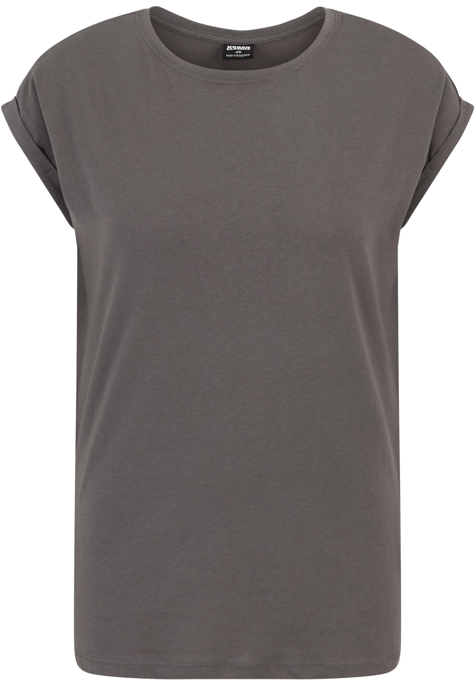 Ladies Extended Shoulder Tee 2-Pack | darkshadow+black