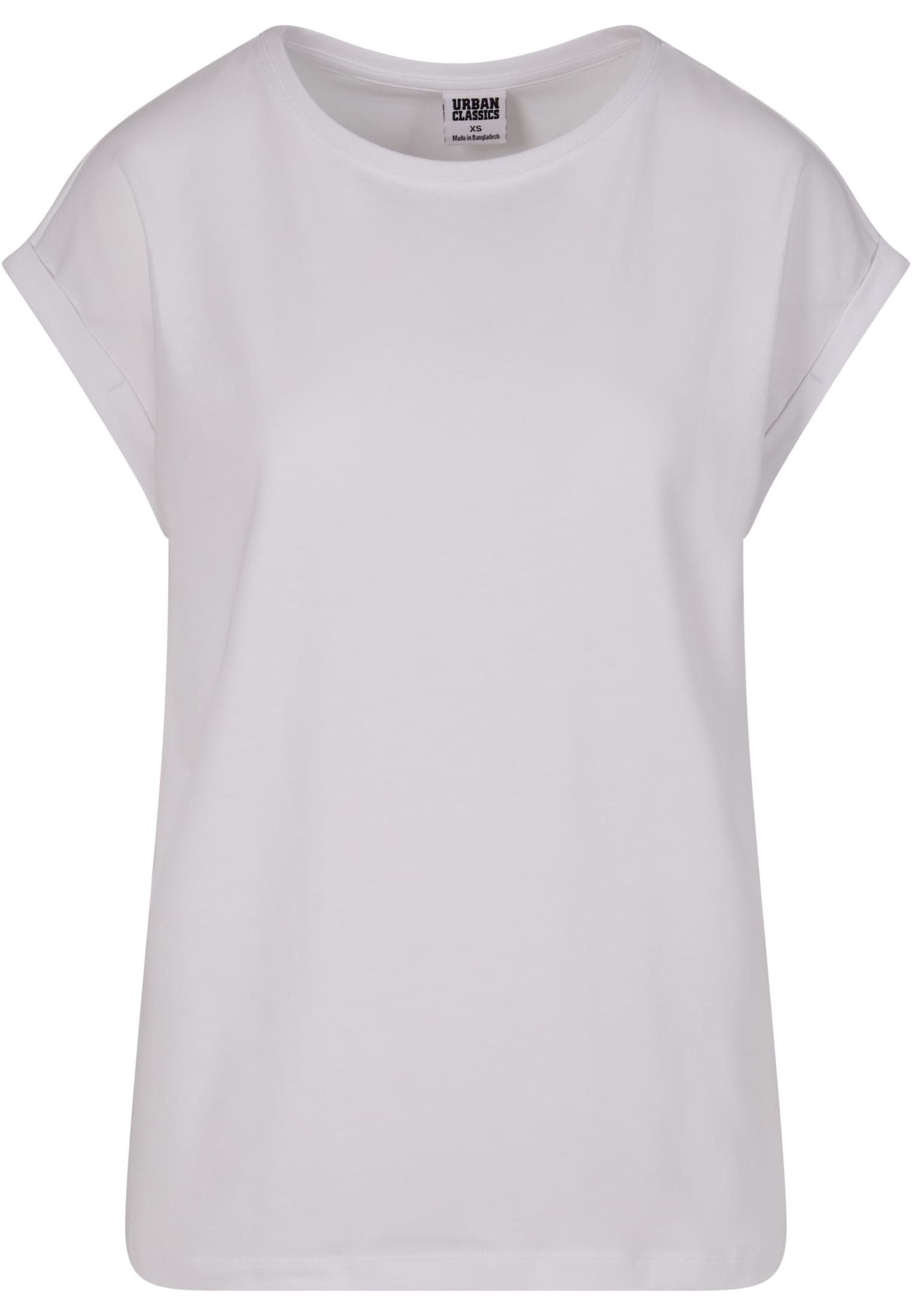 Ladies Extended Shoulder Tee 2-Pack | lemonadepink+white