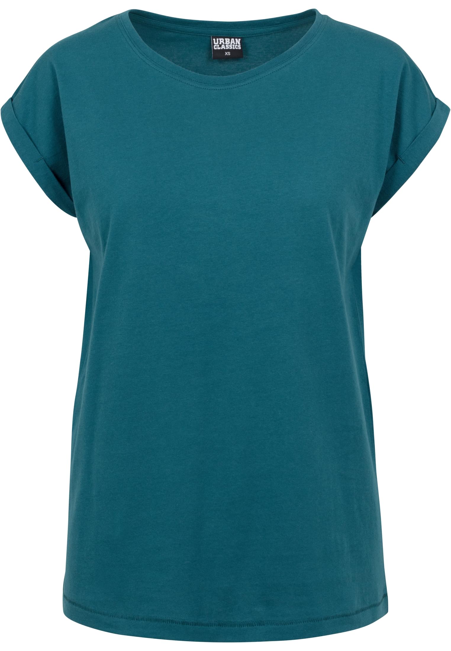 Ladies Extended Shoulder Tee 2-Pack | teal+softtaupe