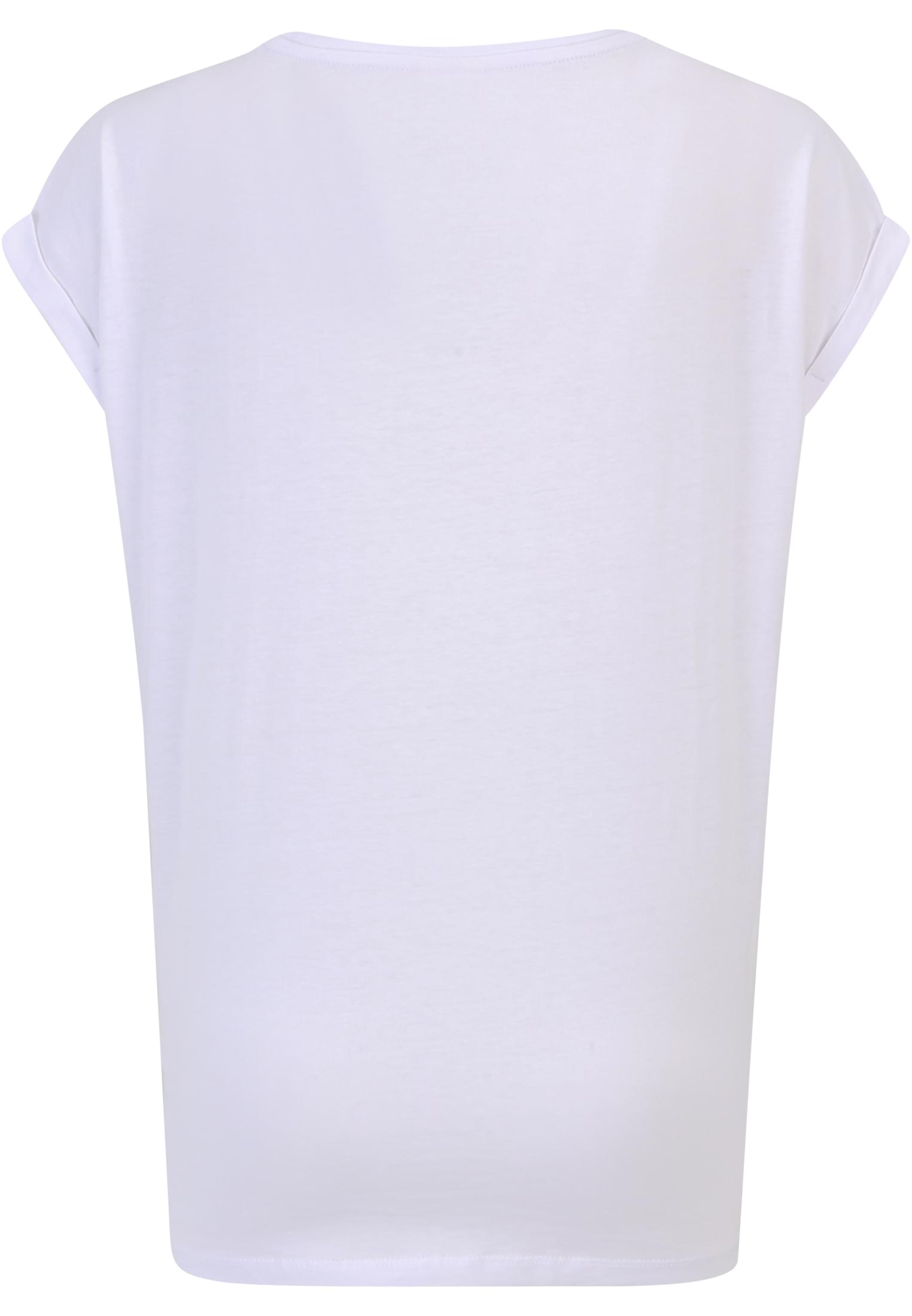 Ladies Extended Shoulder Tee 2-Pack | white+cherry