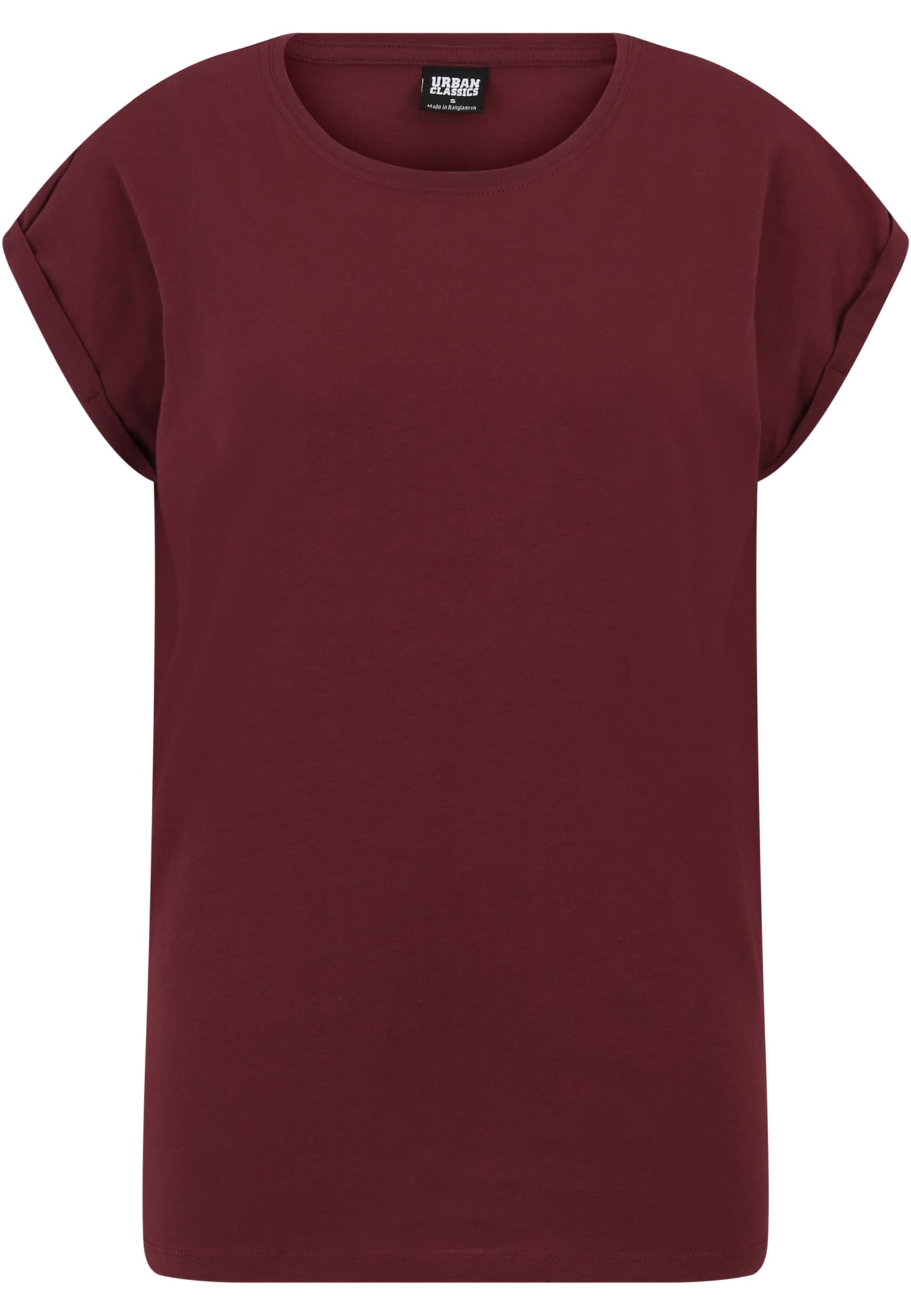 Ladies Extended Shoulder Tee 2-Pack | cherry+black