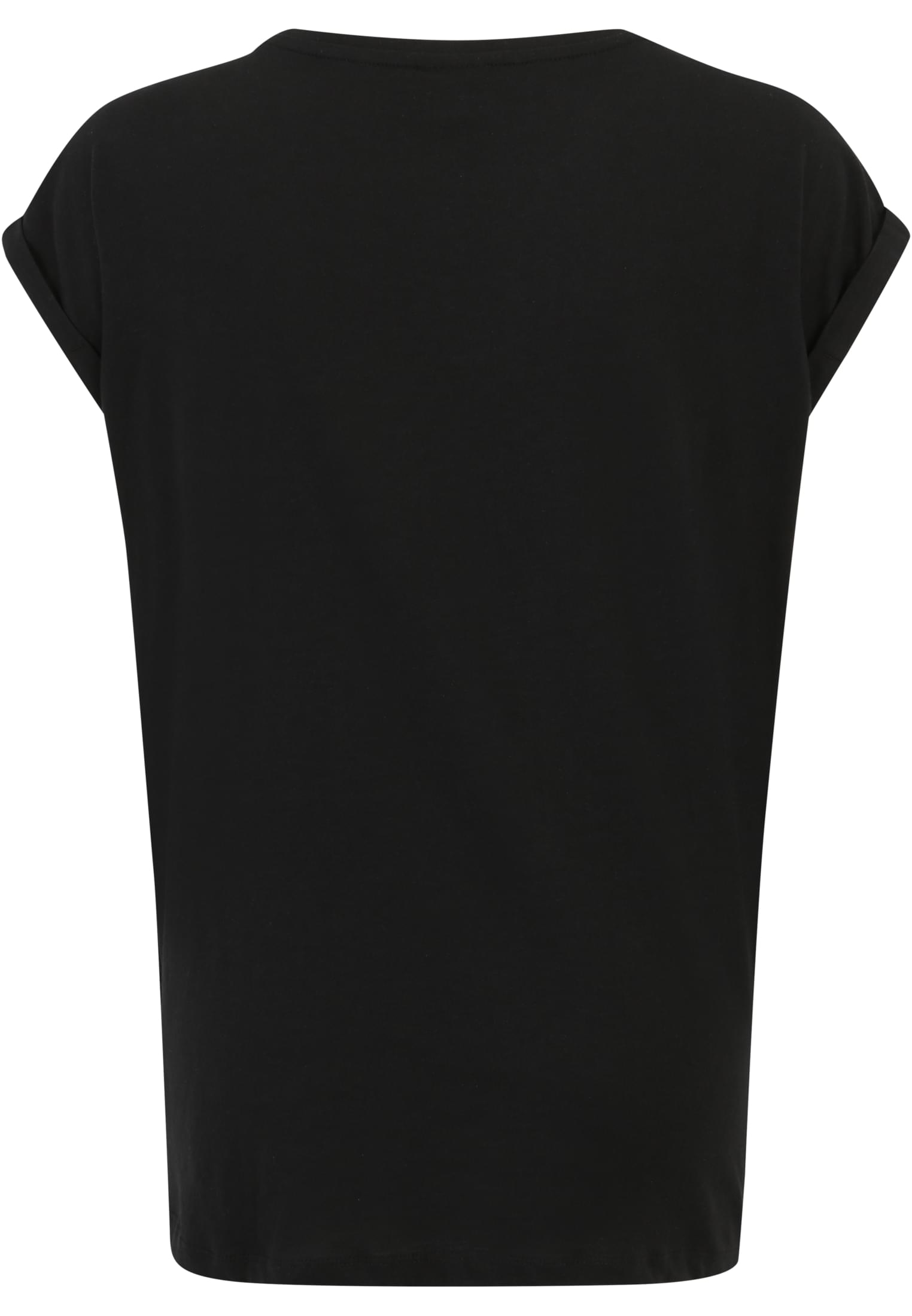 Ladies Extended Shoulder Tee 2-Pack | black/white