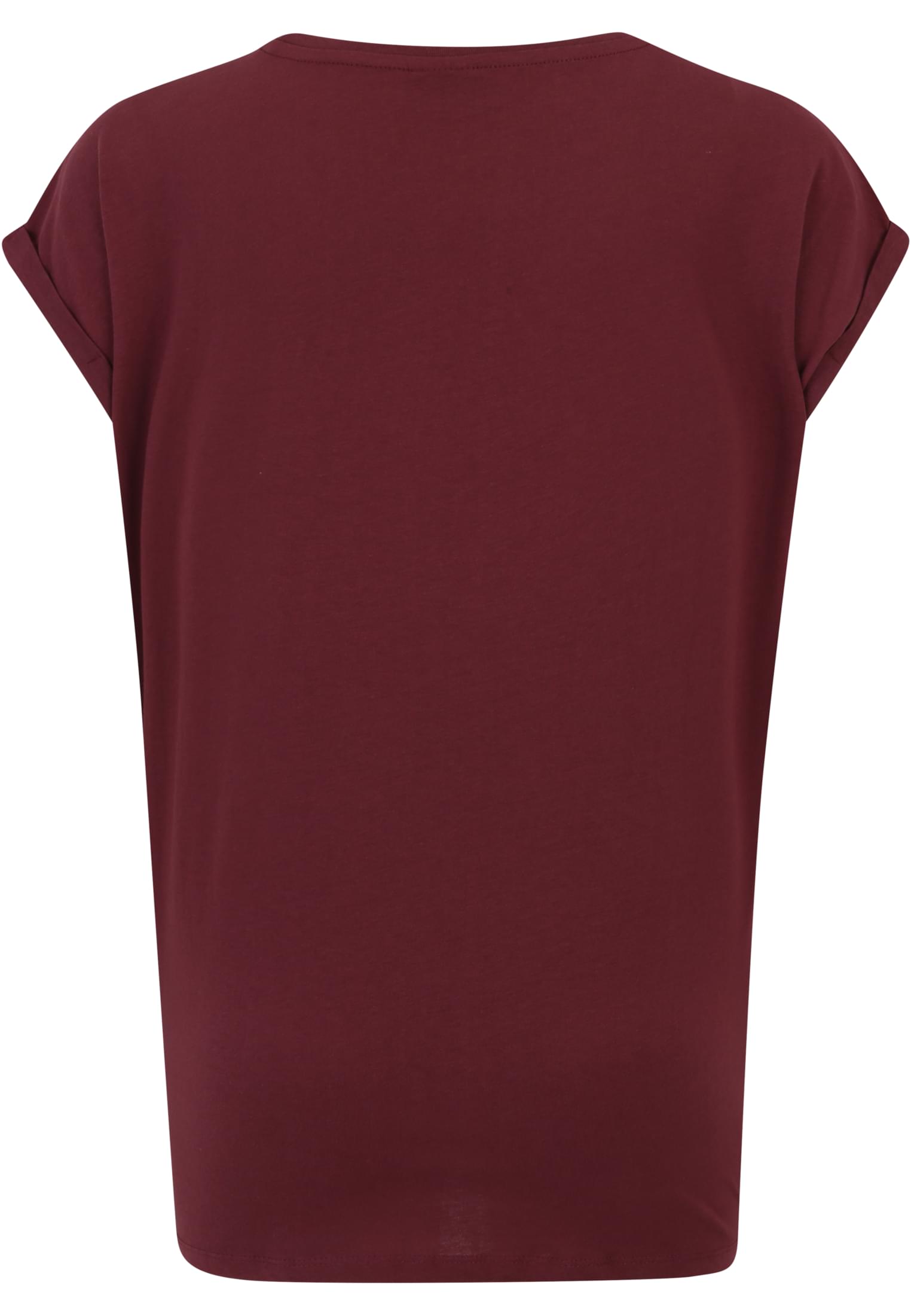 Ladies Extended Shoulder Tee 2-Pack | cherry+black