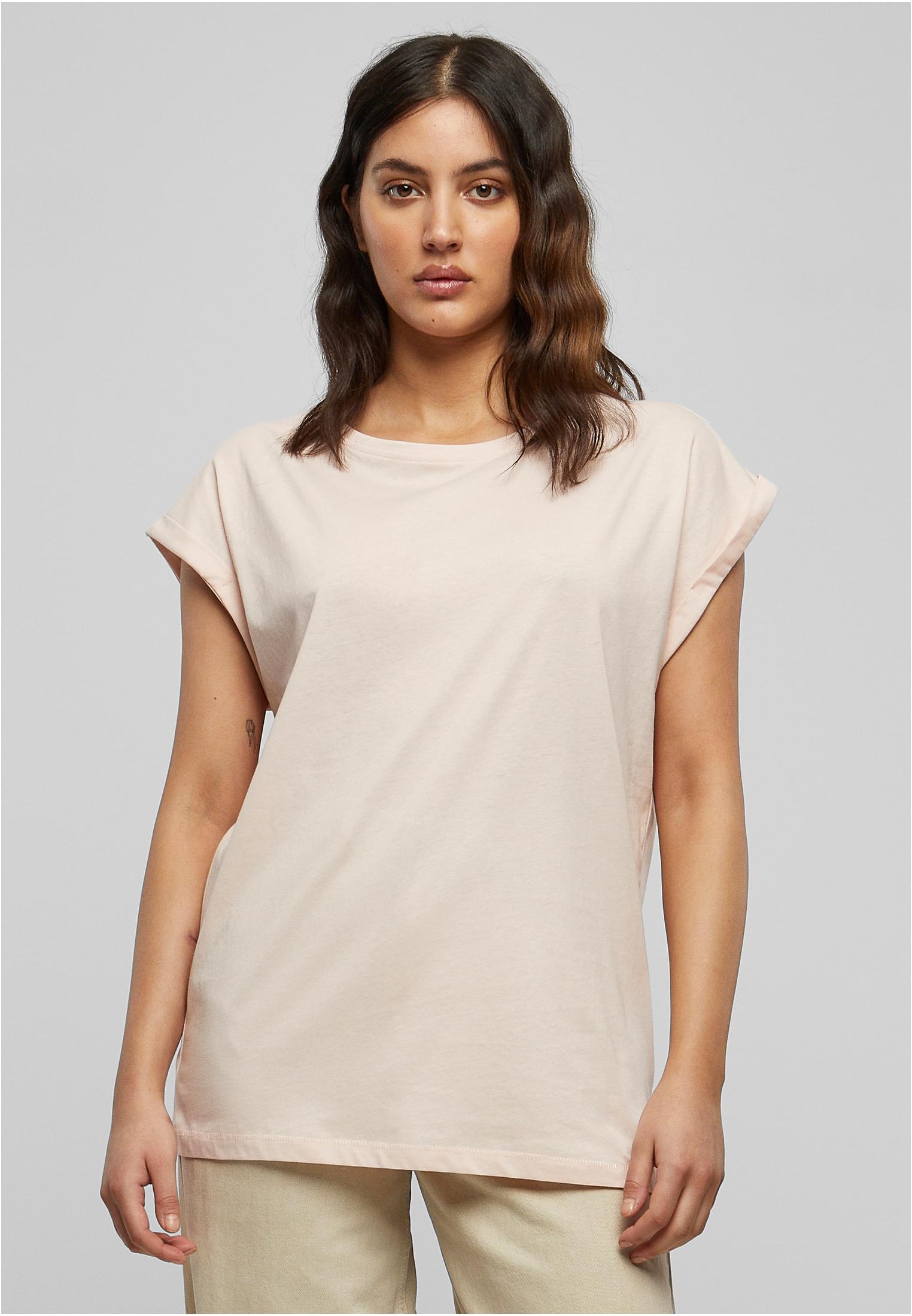 Ladies Extended Shoulder Tee Light