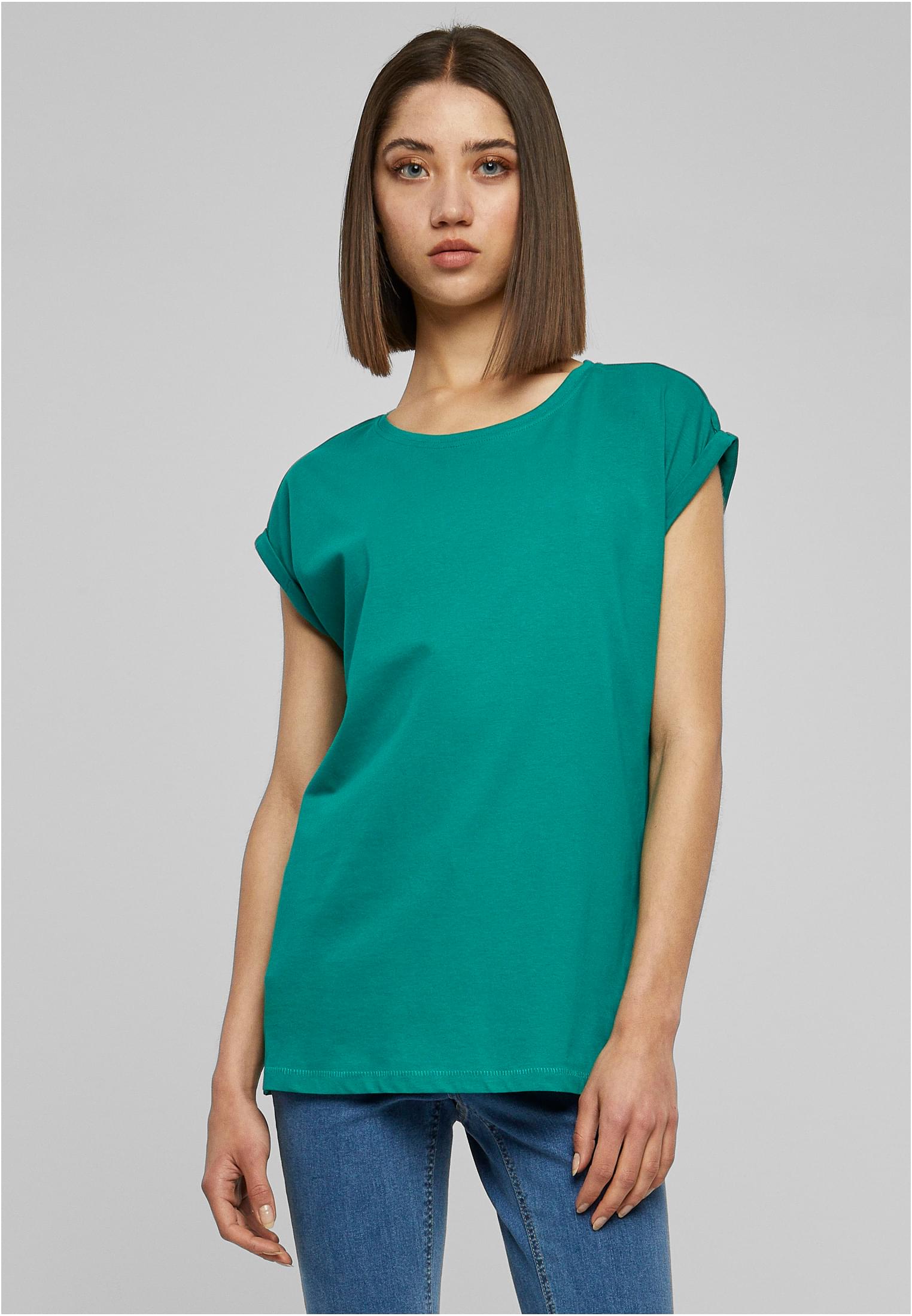 Ladies Extended Shoulder Tee Light