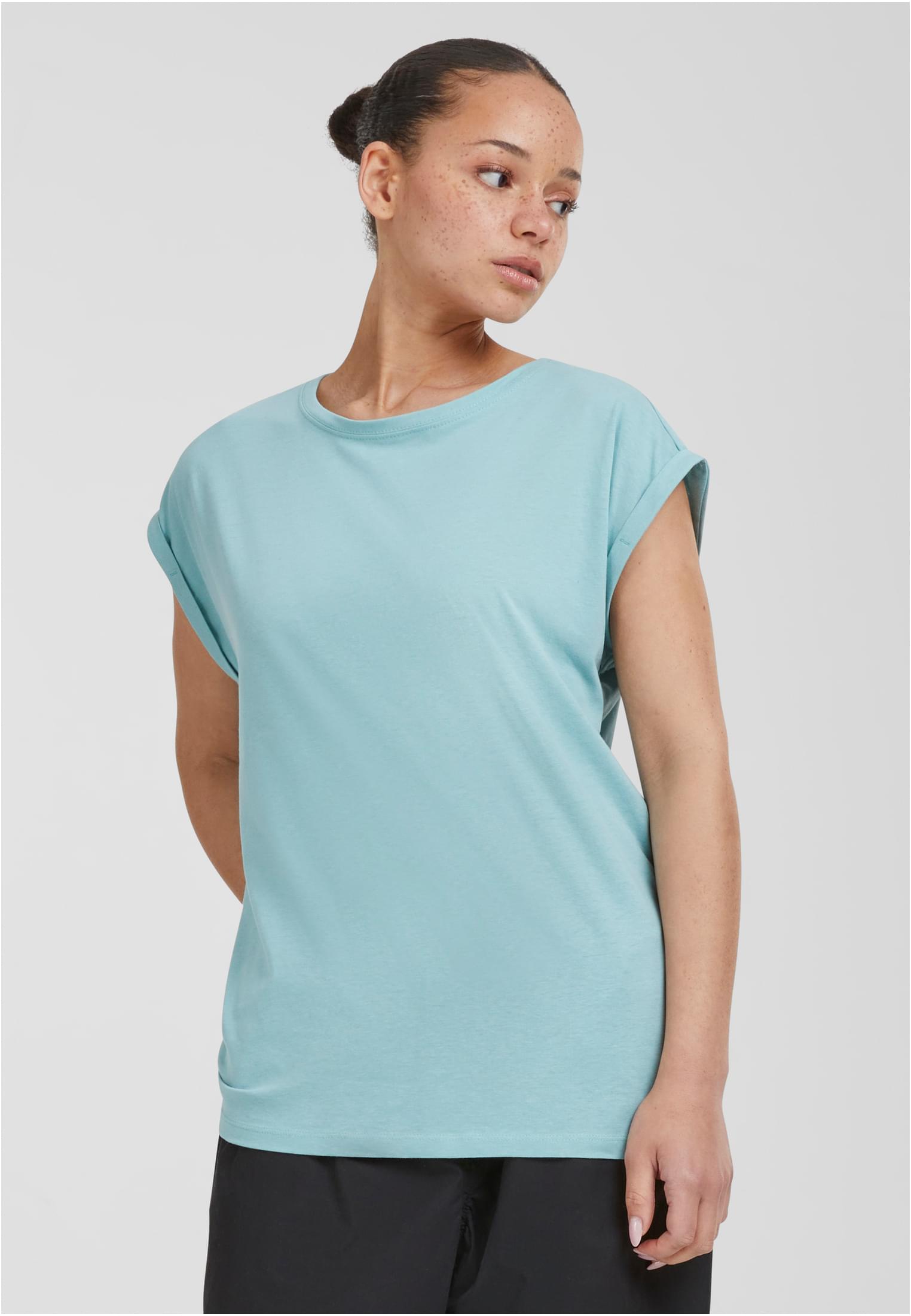 Ladies Extended Shoulder Tee Light