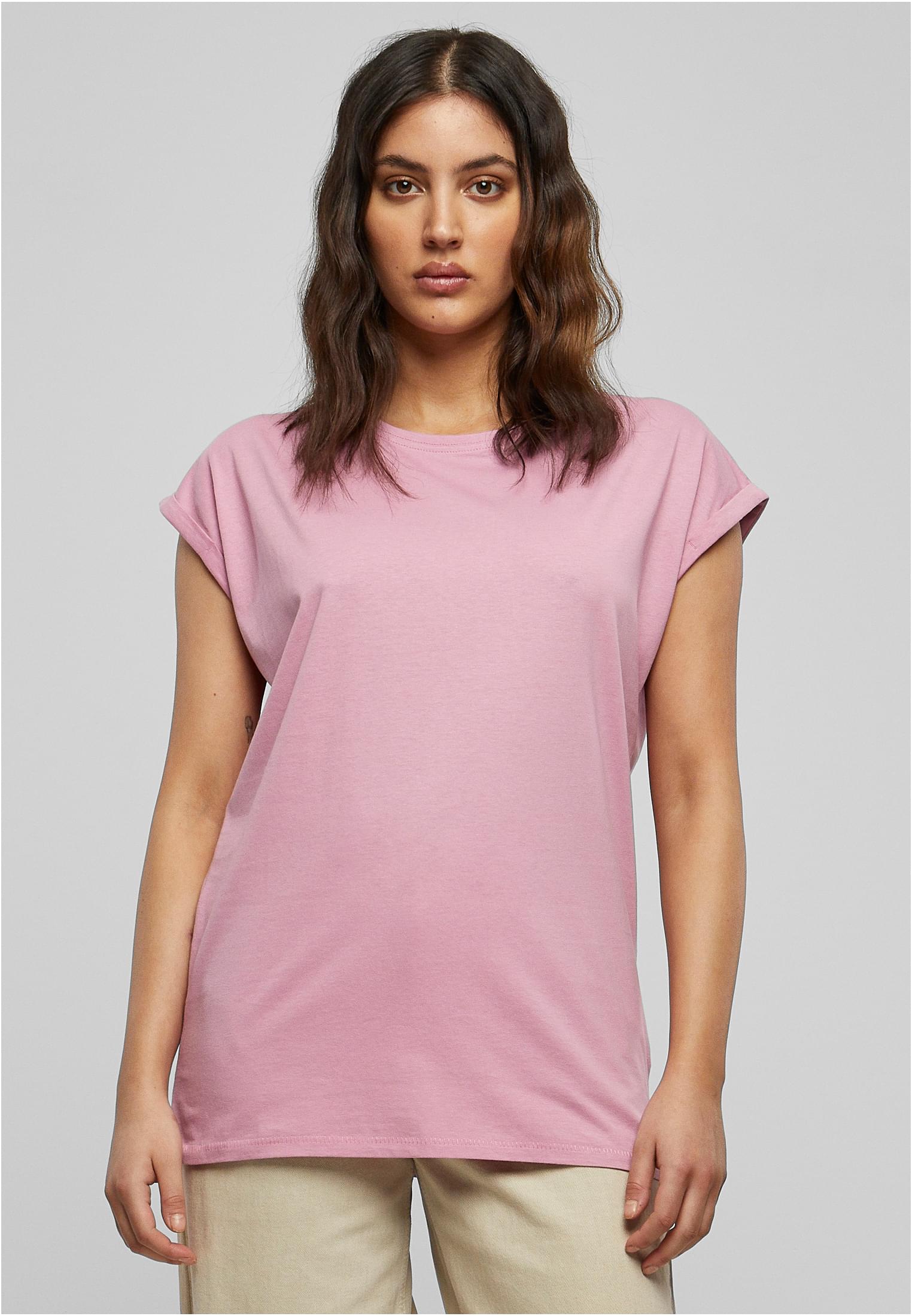 Ladies Extended Shoulder Tee Light