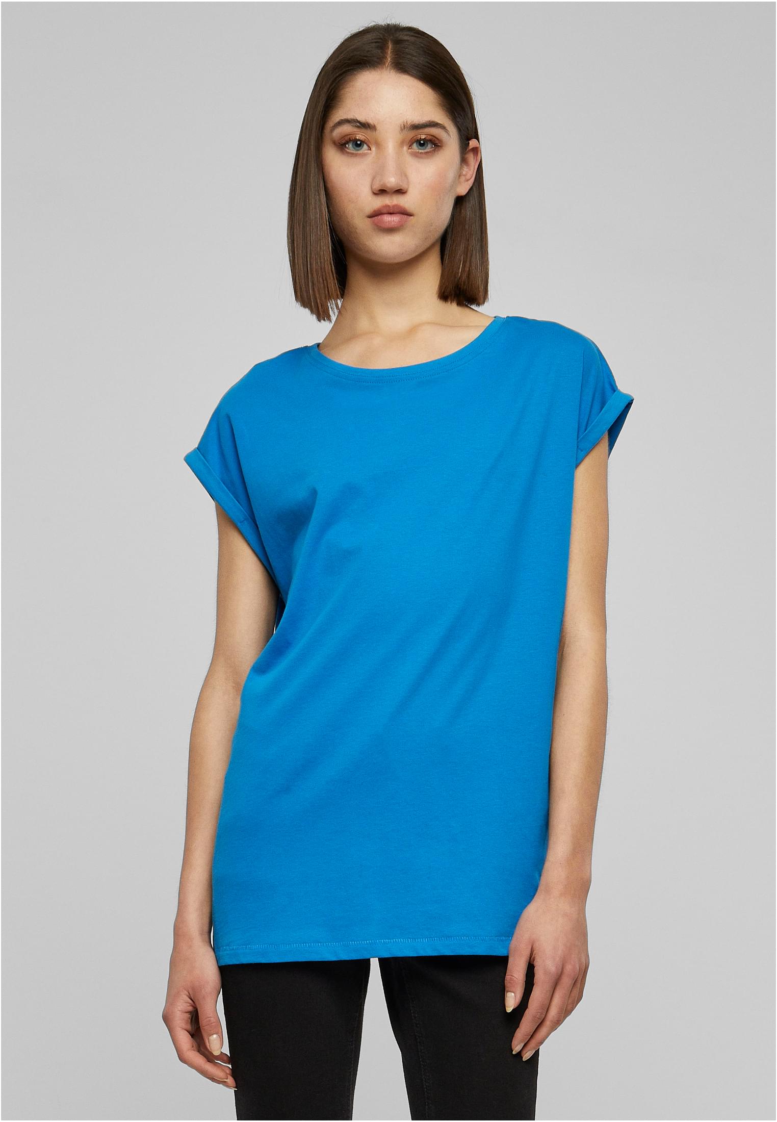 Ladies Extended Shoulder Tee Light