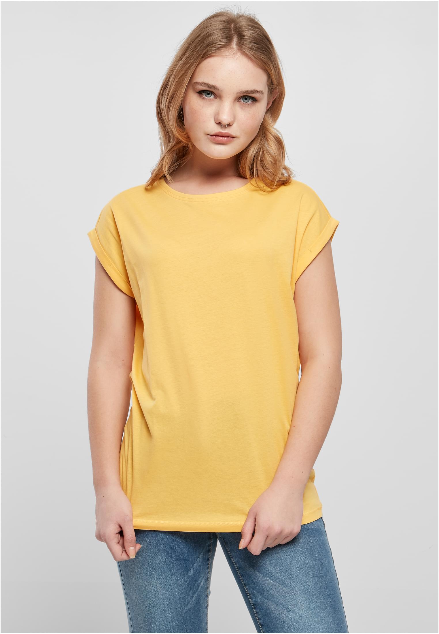 Ladies Extended Shoulder Tee Light