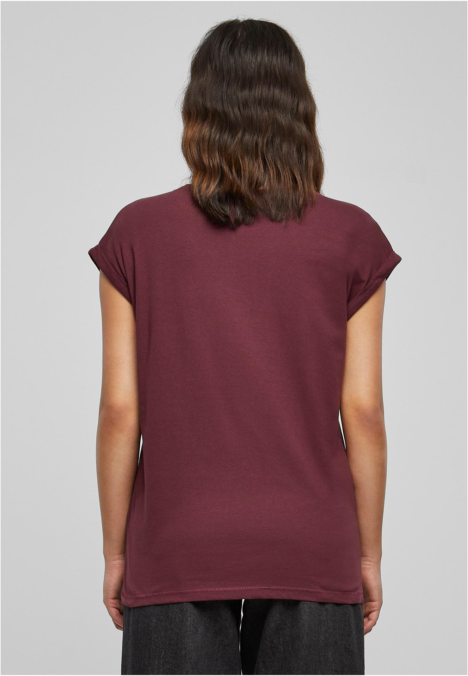 Ladies Extended Shoulder Tee Dunkel