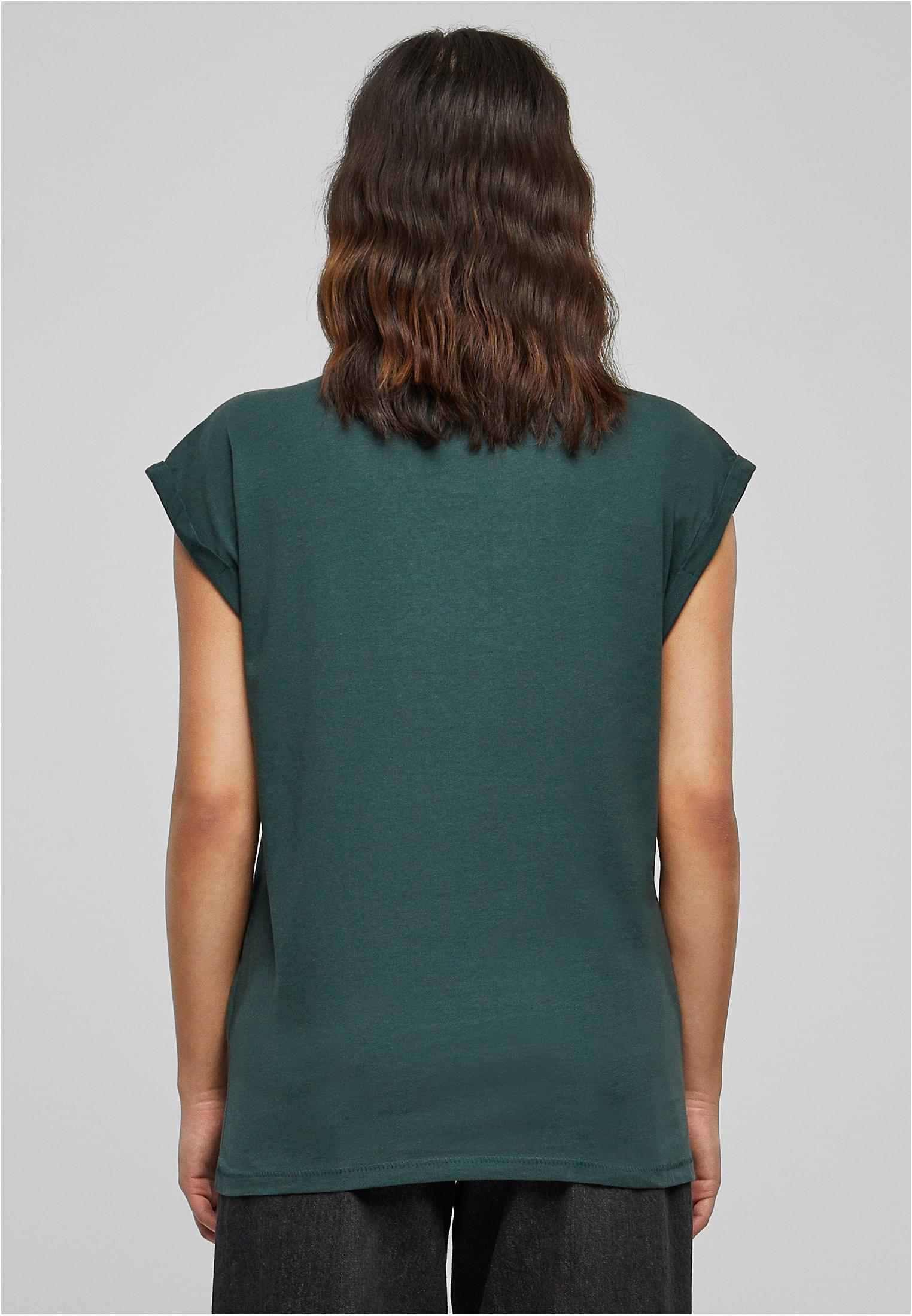 Ladies Extended Shoulder Tee Dunkel