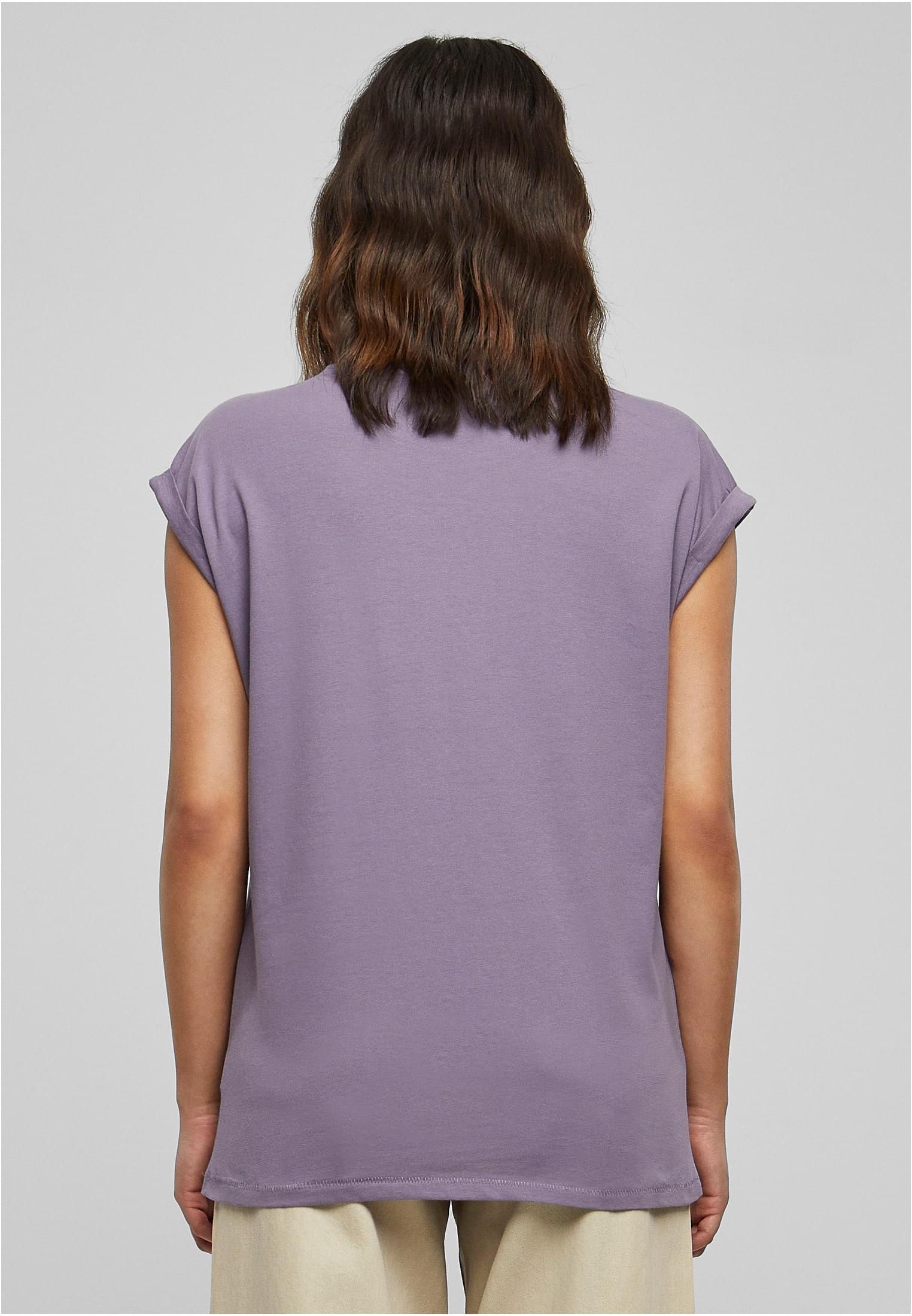 Ladies Extended Shoulder Tee Dunkel