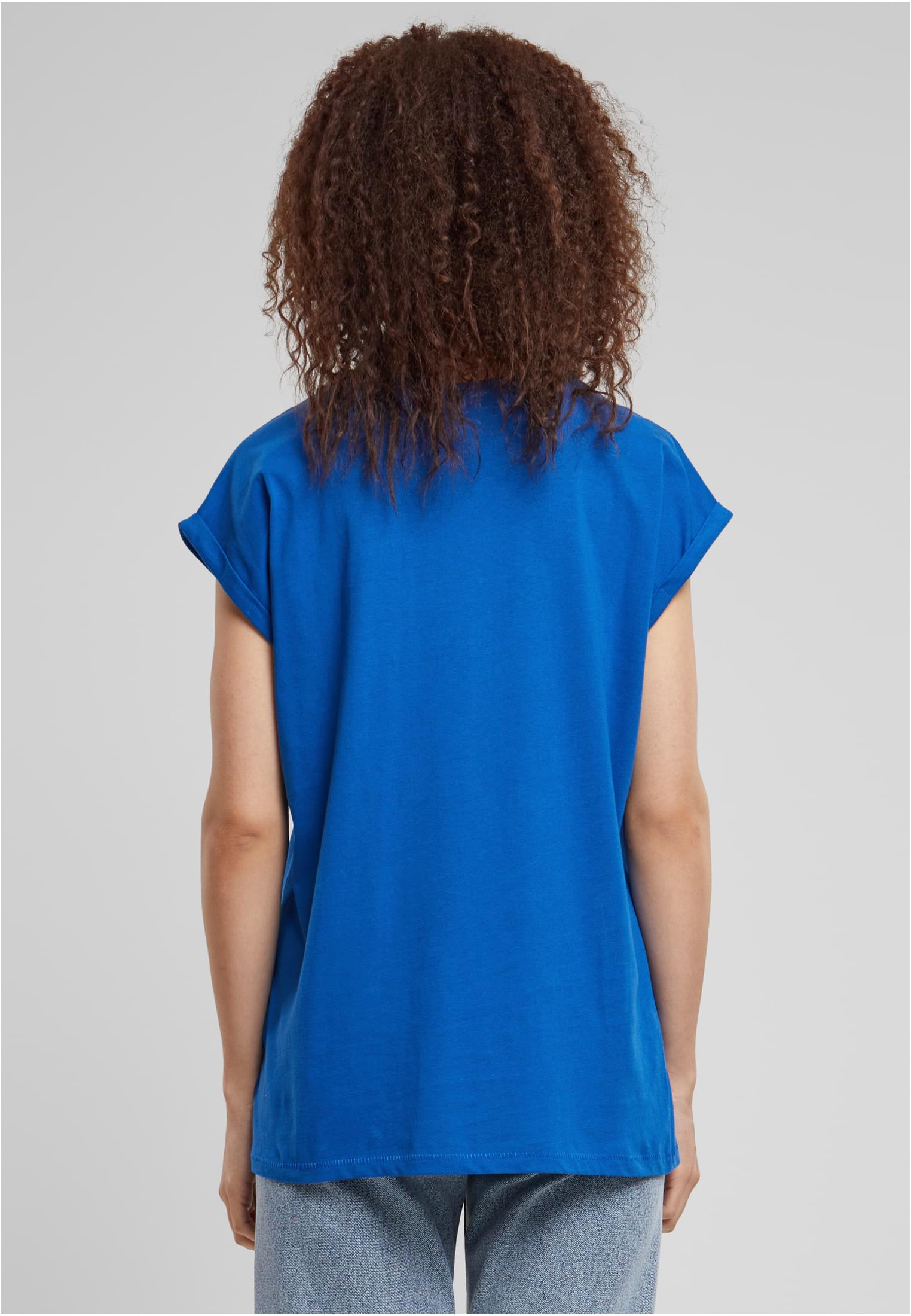 Ladies Extended Shoulder Tee Dunkel