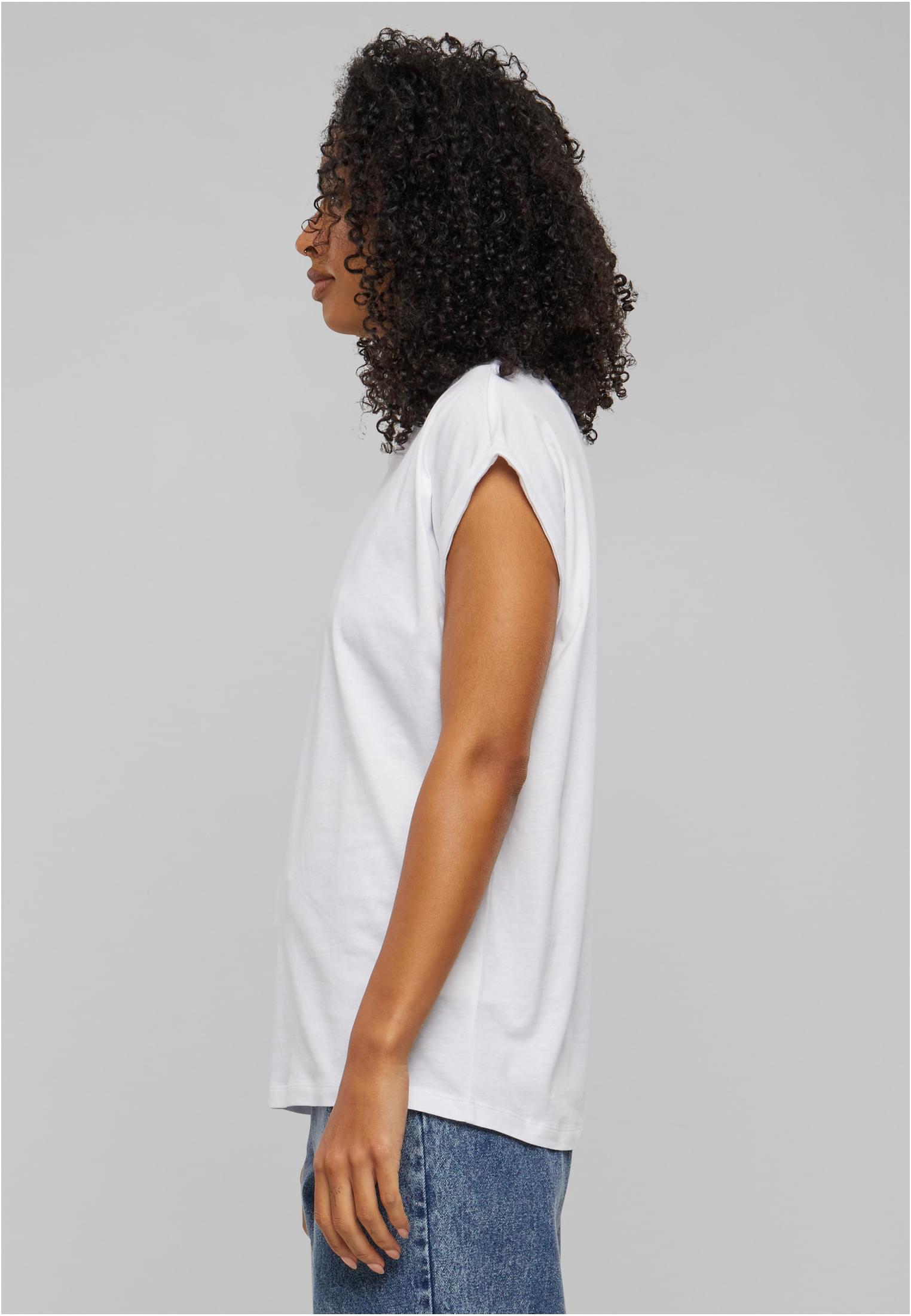 Ladies Extended Shoulder Tee Light