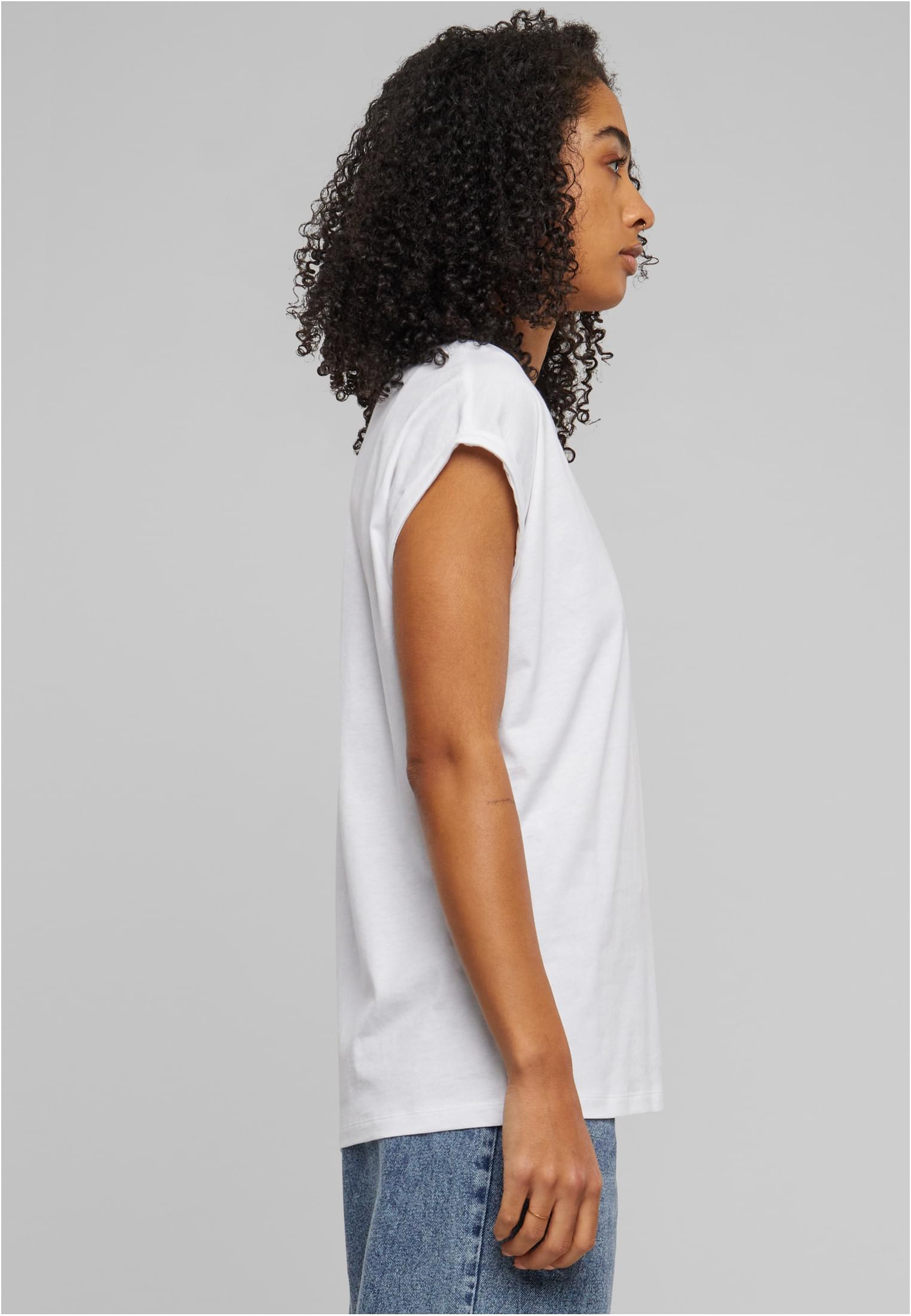 Ladies Extended Shoulder Tee Light