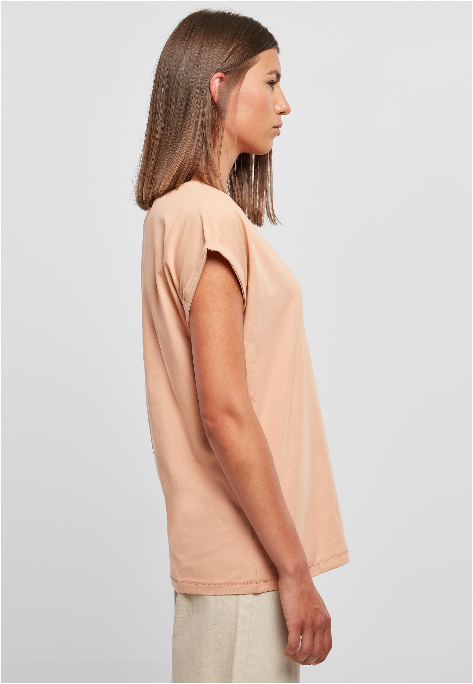 Ladies Extended Shoulder Tee Light