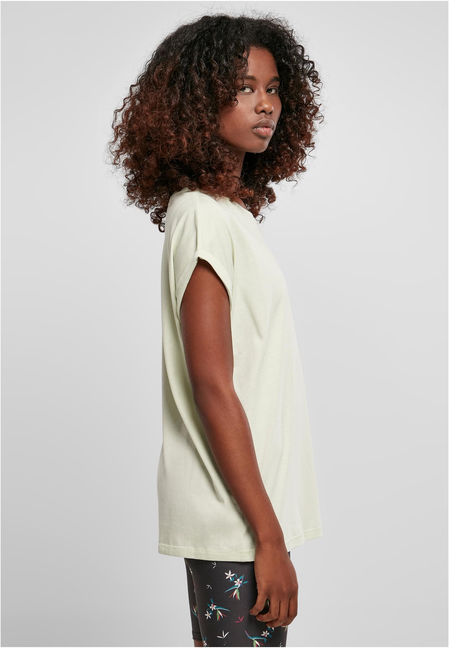 Ladies Extended Shoulder Tee Light