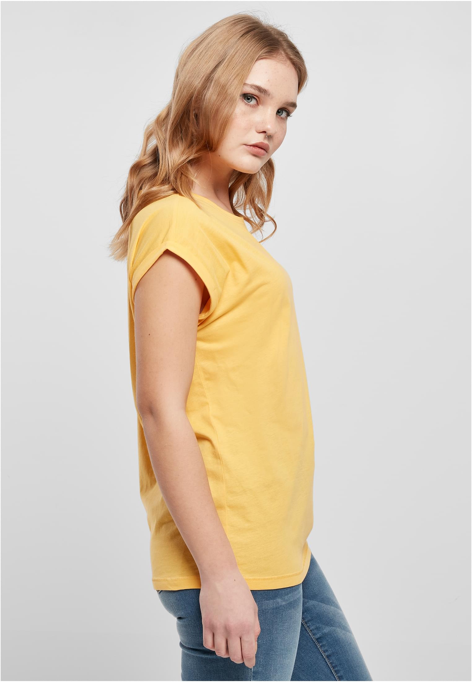 Ladies Extended Shoulder Tee Light