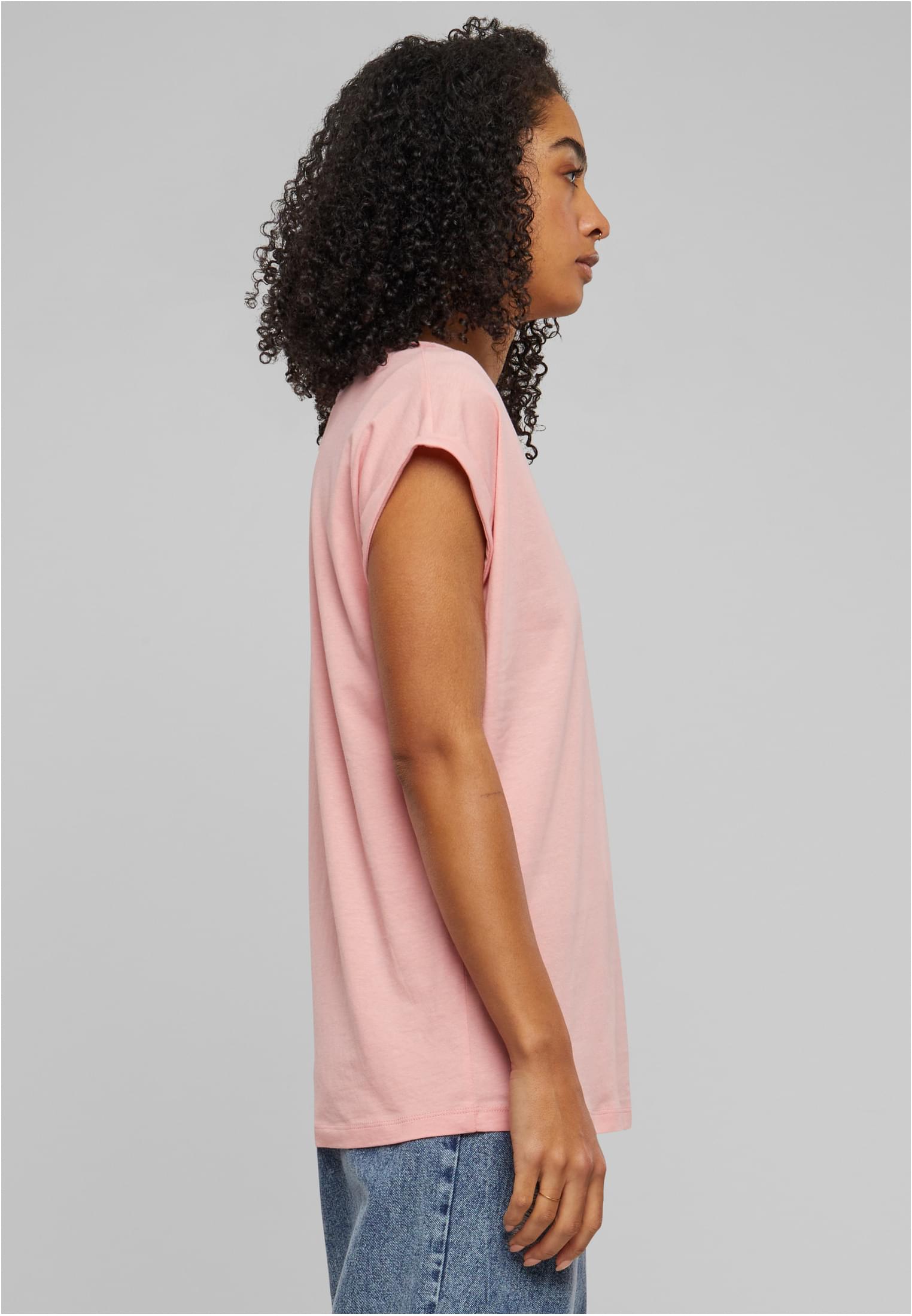 Ladies Extended Shoulder Tee Light