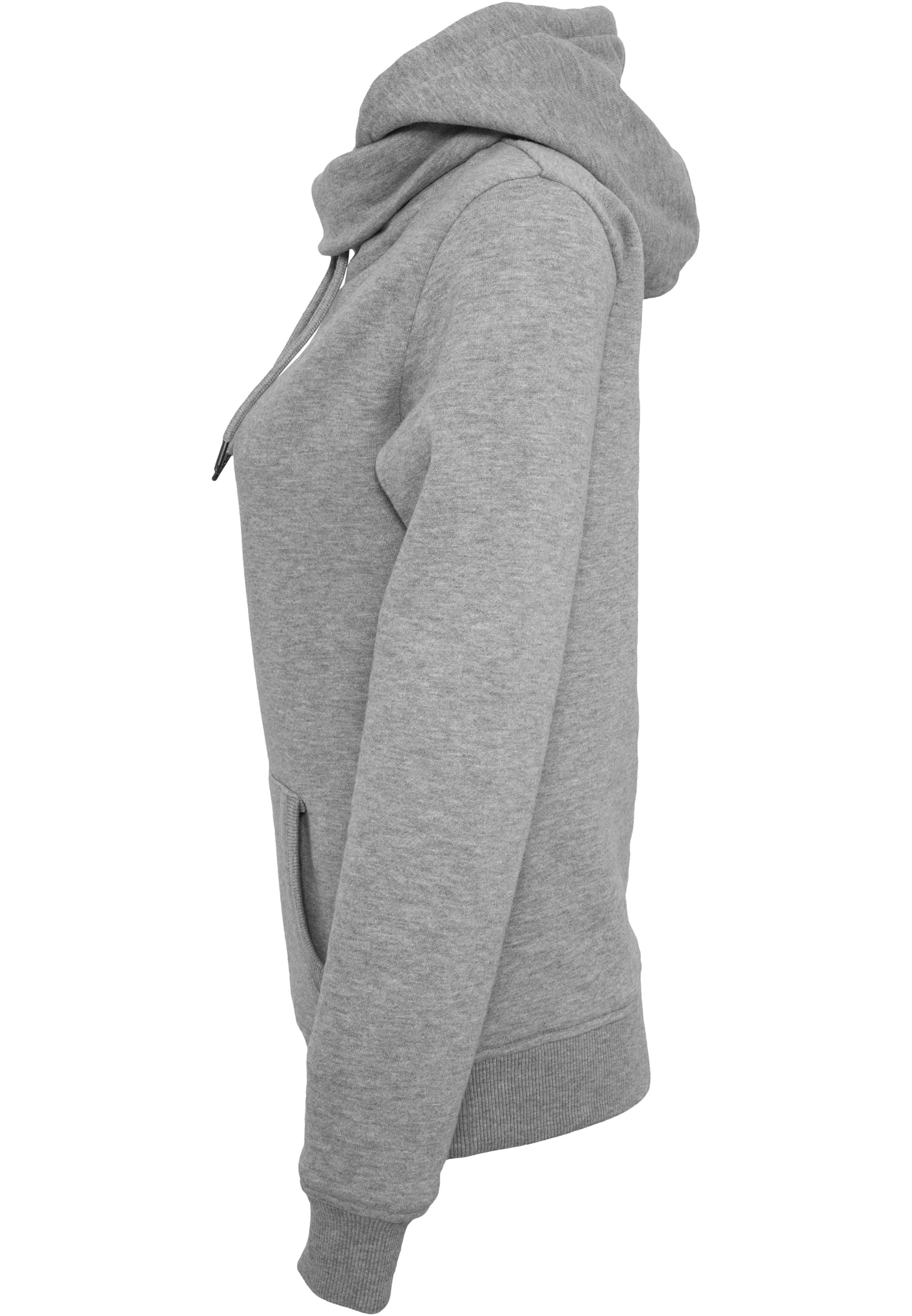 Ladies High Neck Hoody | grey