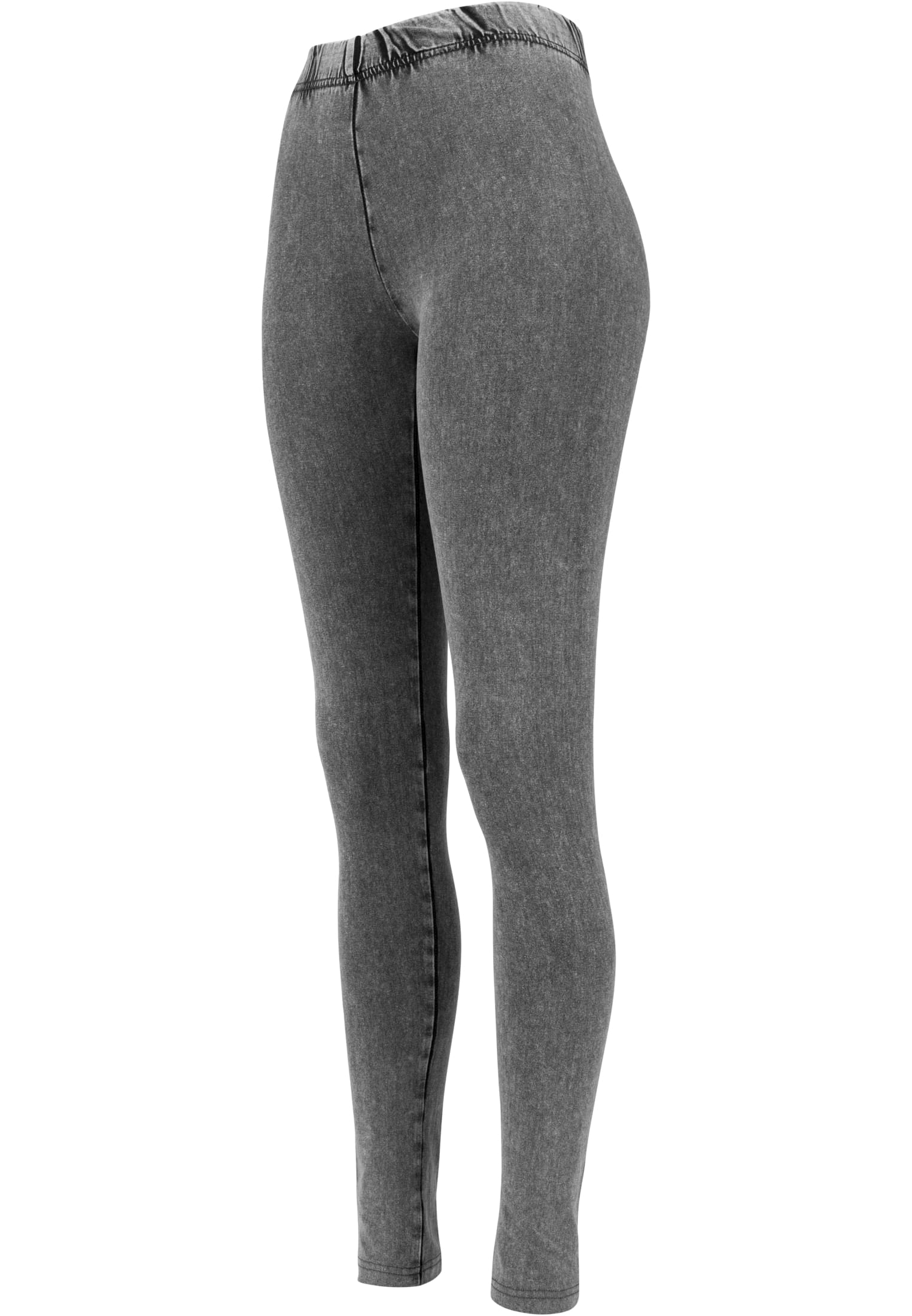 Ladies Acid Wash Leggings | grey