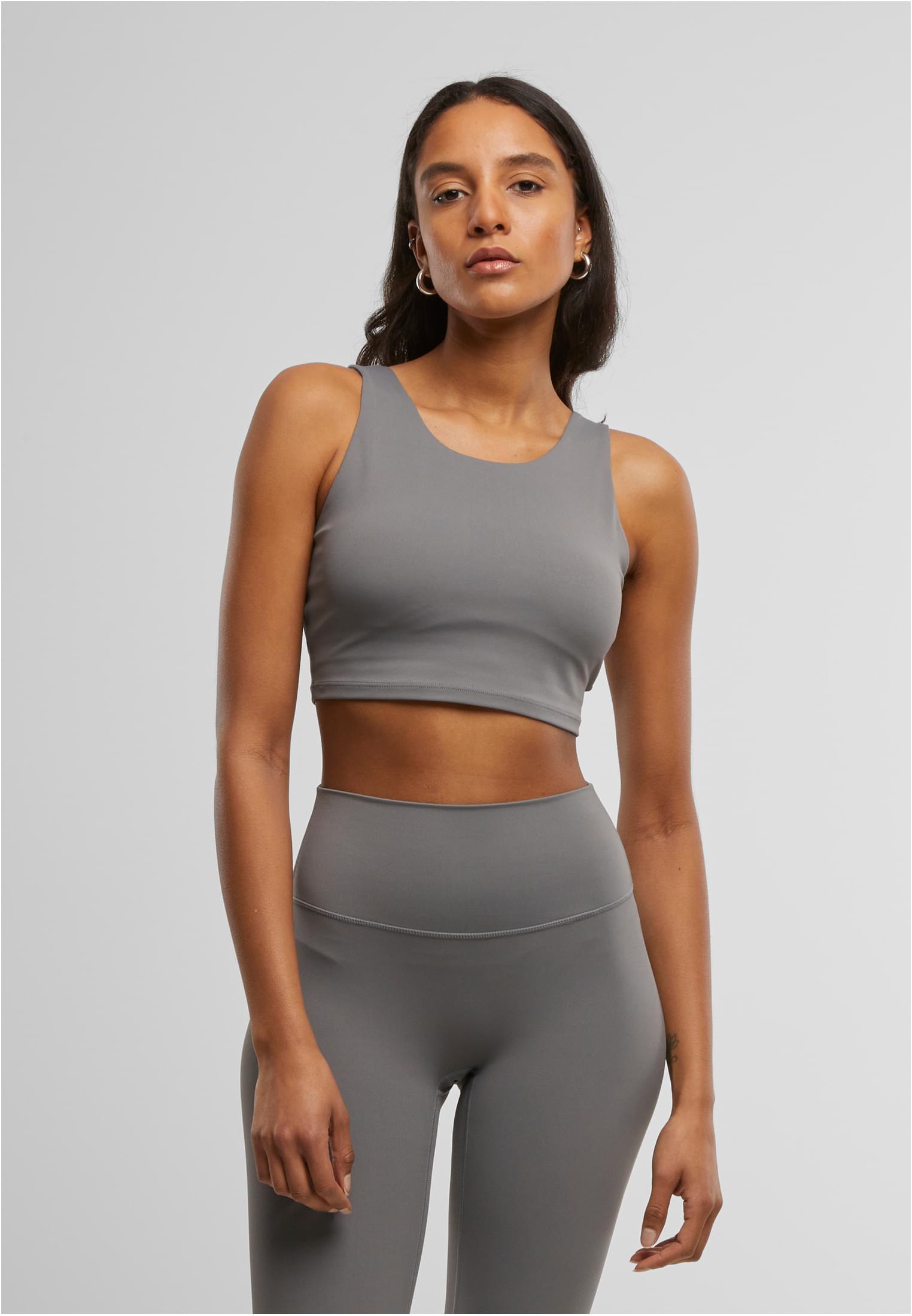 Ladies Sports Bra low back | senior grey