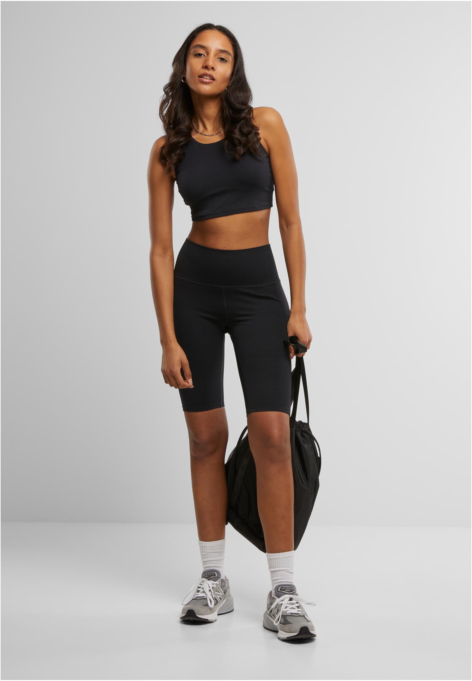 Ladies Sports Bra low back | black